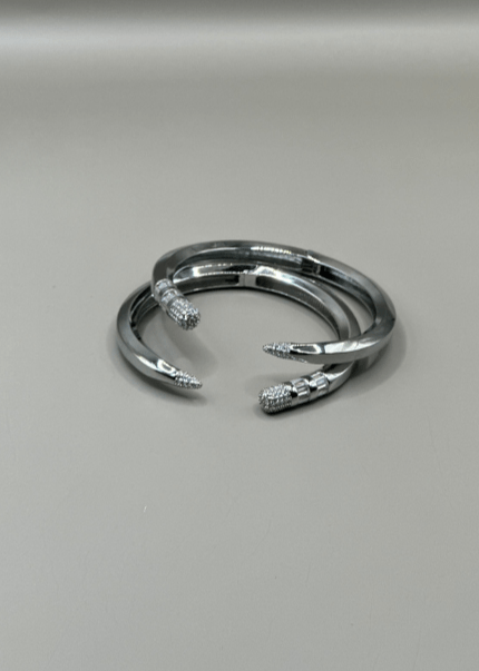 Sparkling Diamond Pencil Cuff Bracelet - WaedLine