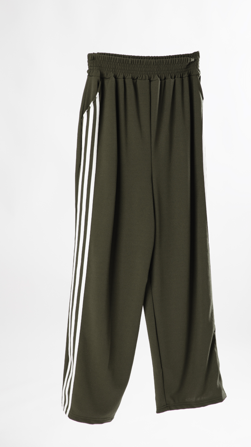 Sporty Striped Elegance Pants - WaedLine