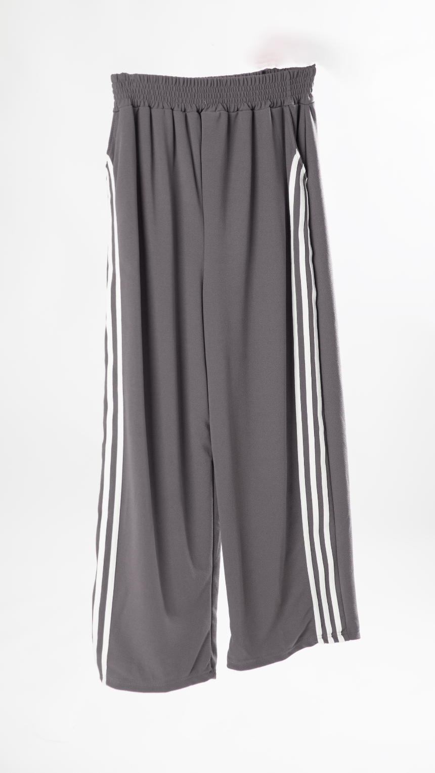 Sporty Striped Elegance Pants - WaedLine