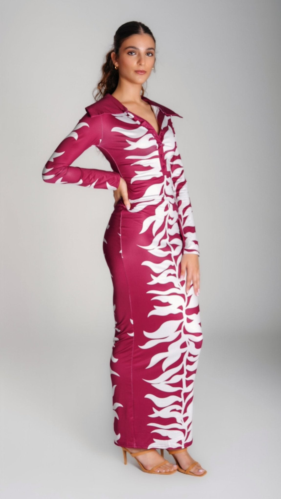 Stretch Long Dress - WaedLine