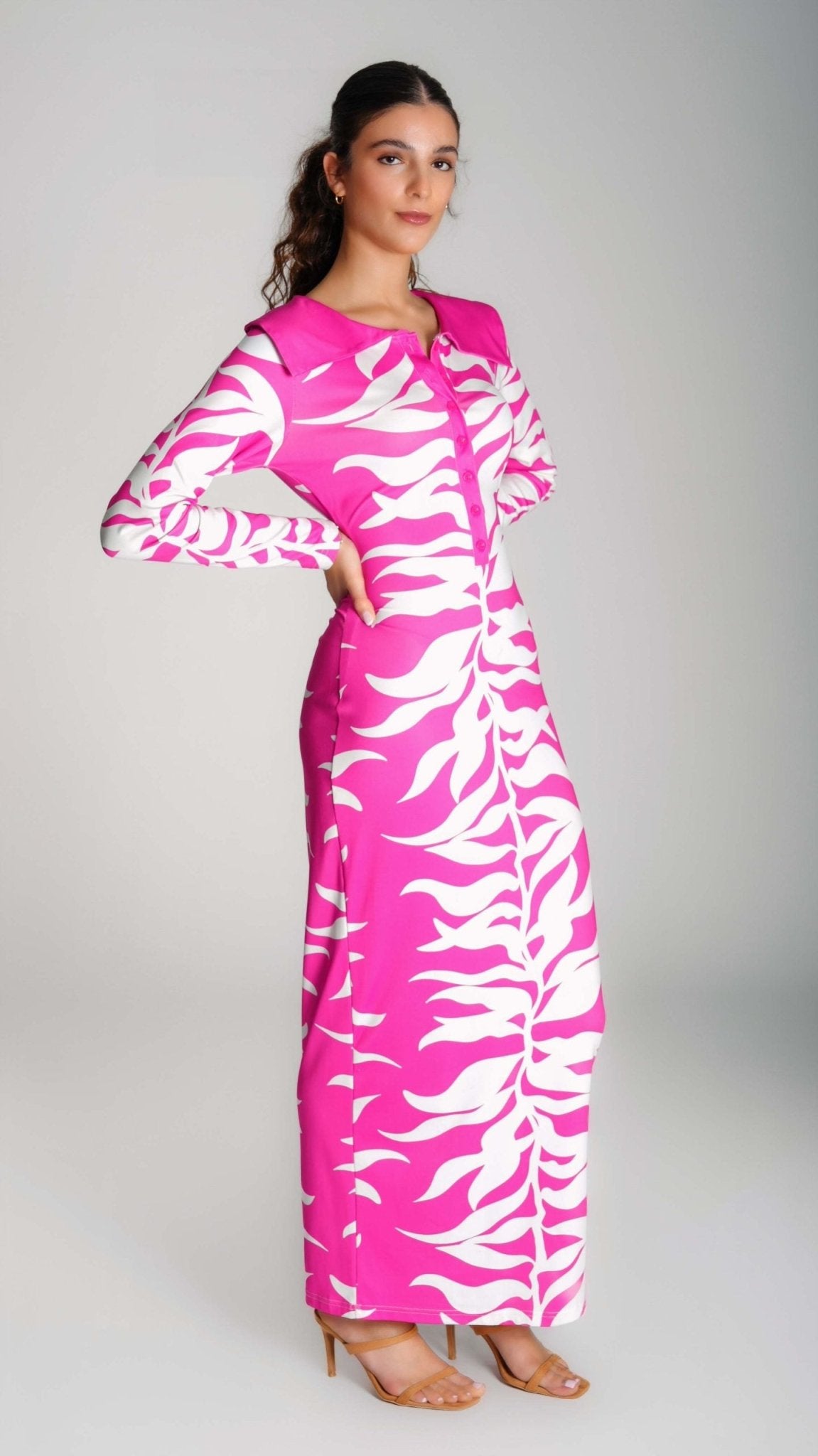 Stretch Long Dress - WaedLine