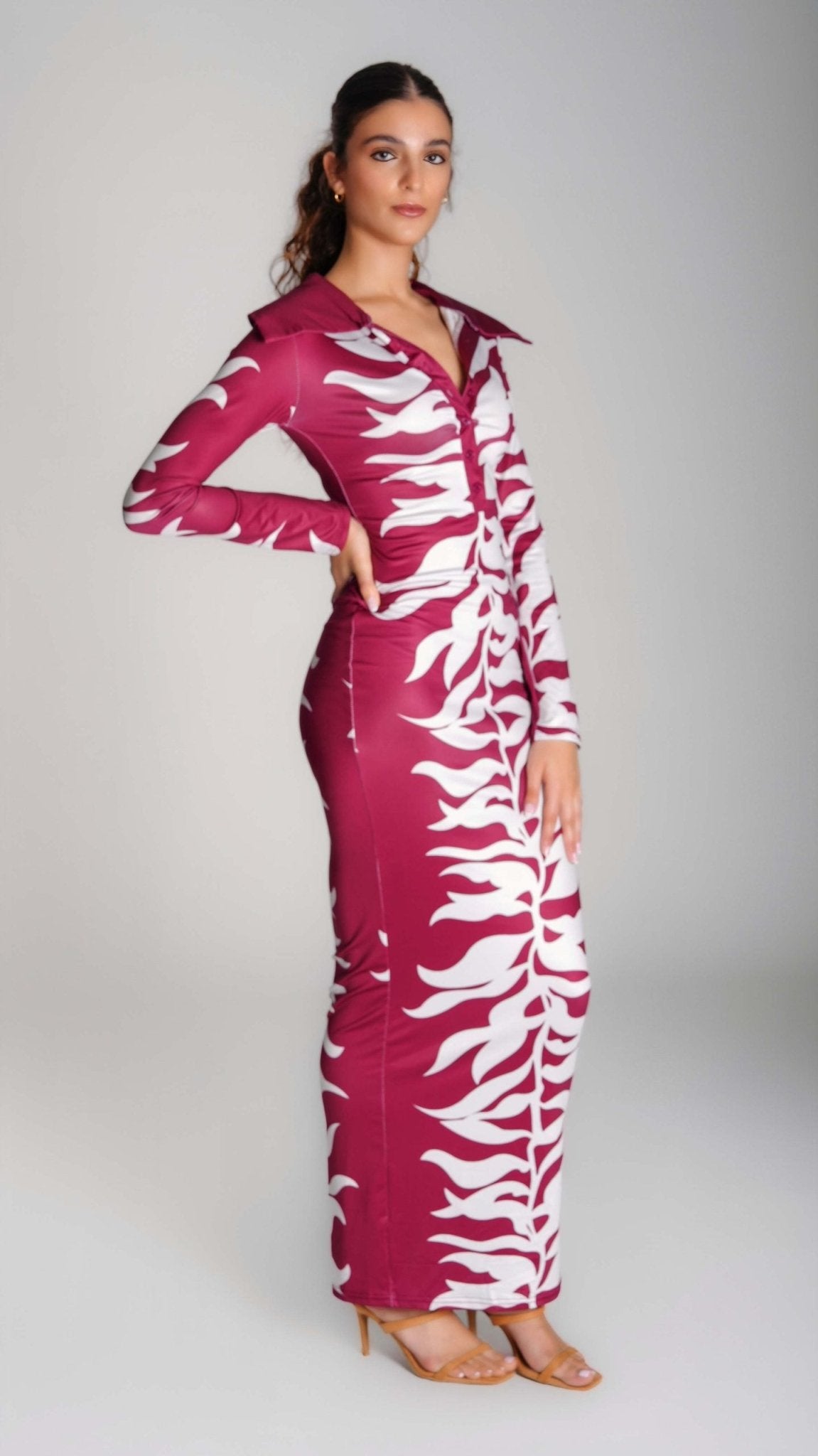 Stretch Long Dress - WaedLine