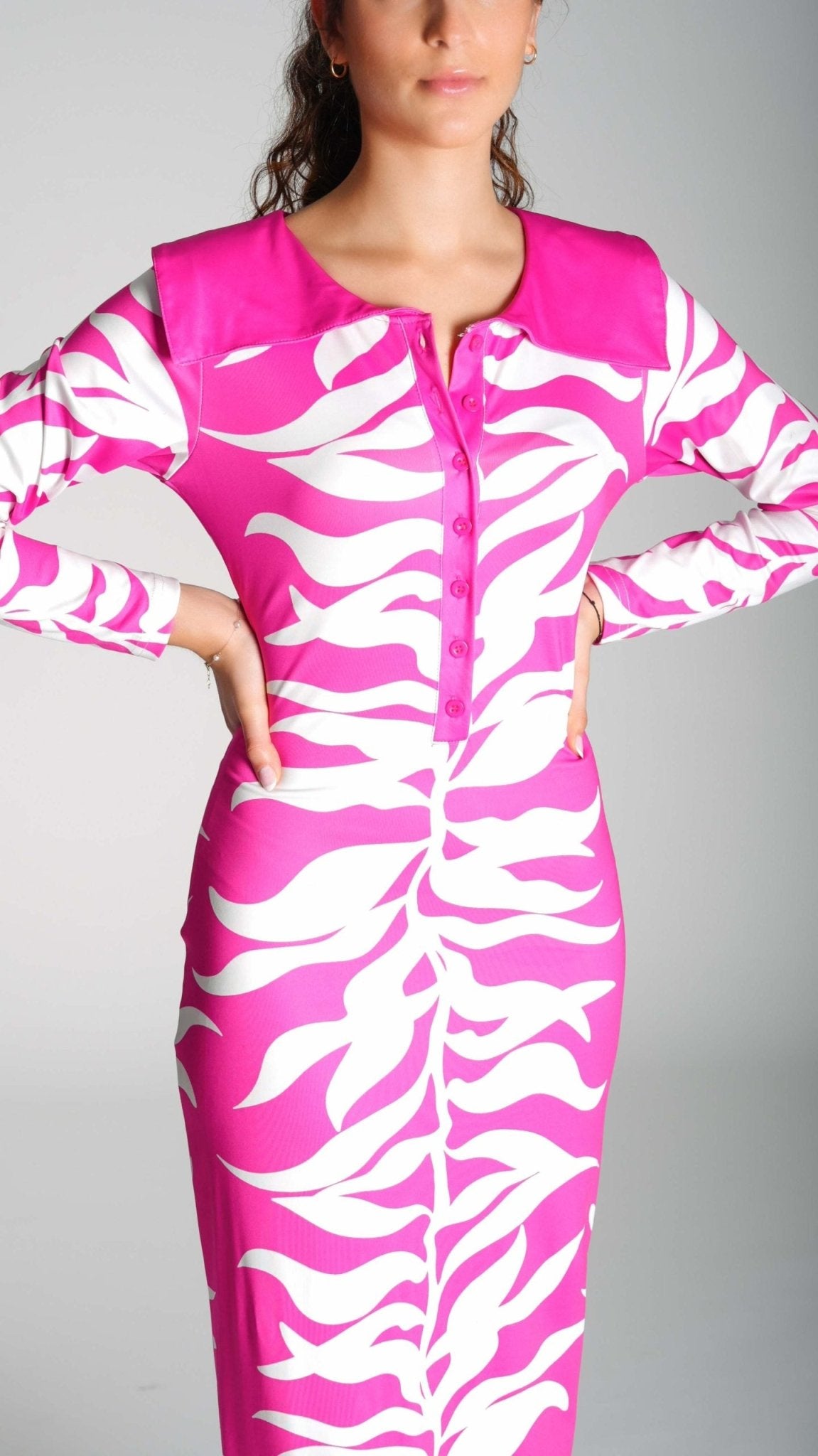 Stretch Long Dress - WaedLine