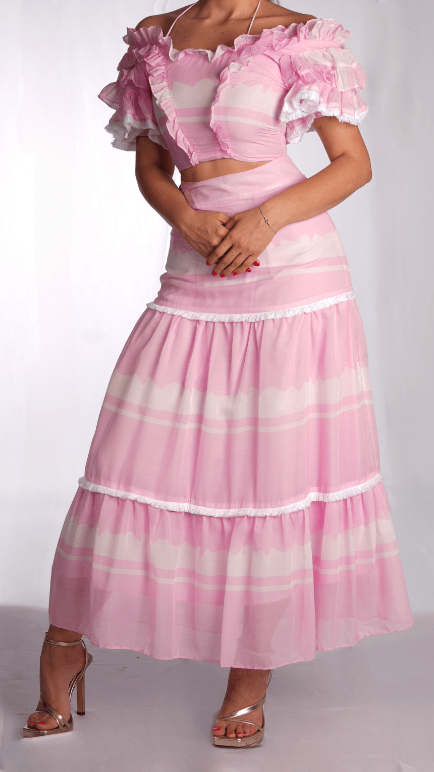 Summer Charm Set - Top & Skirt - WaedLine