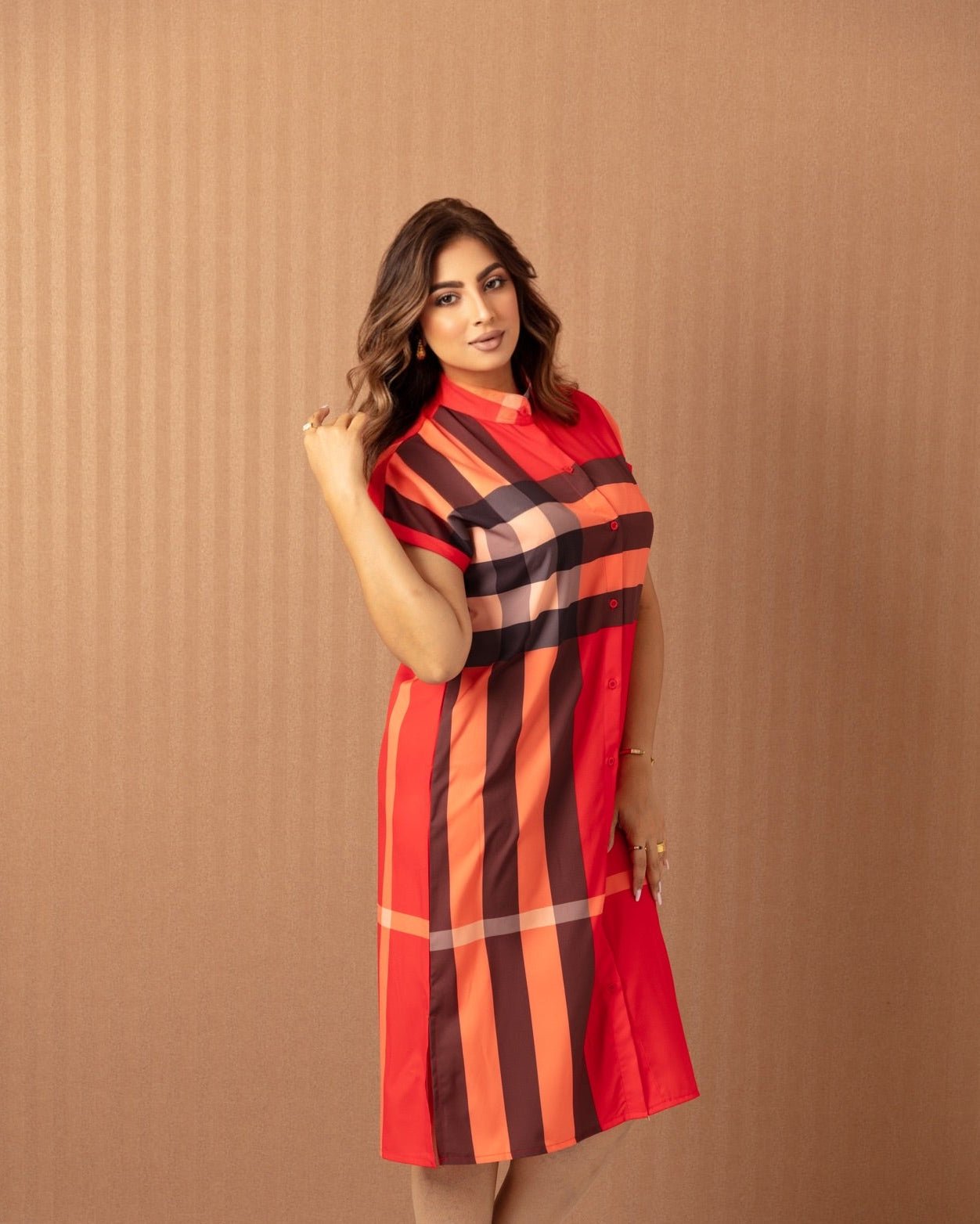 Sundown Stripes Dress - WaedLine