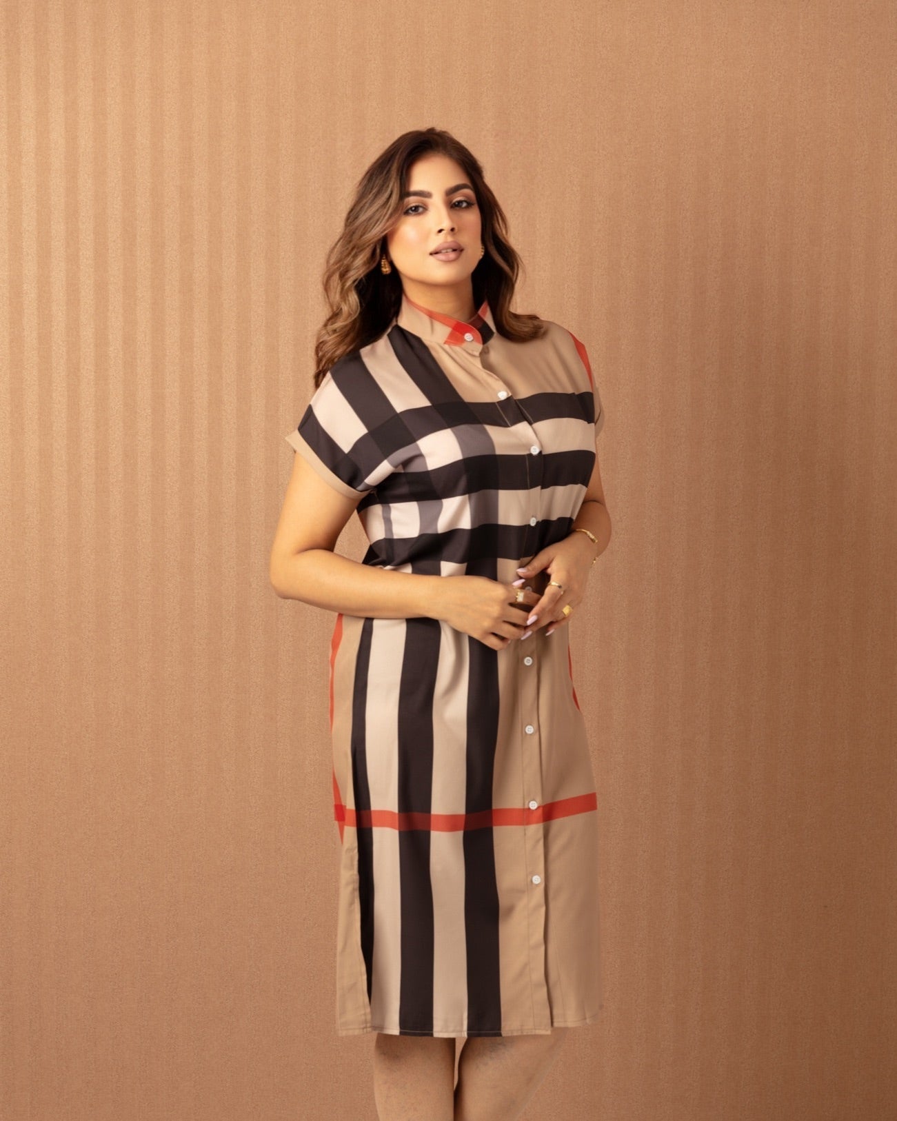 Sundown Stripes Dress - WaedLine