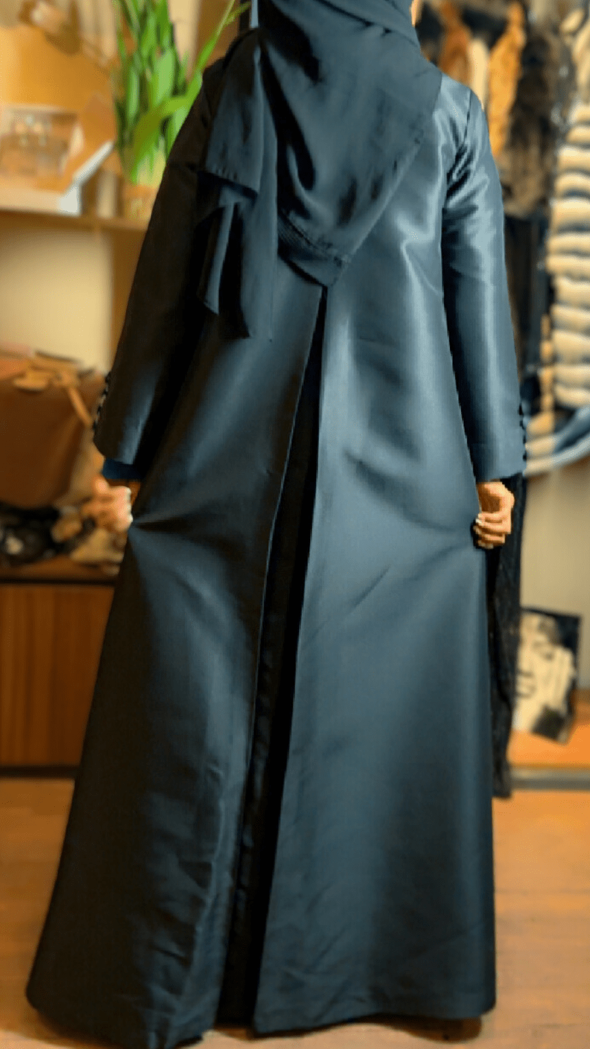 The Regal Buttoned Coat - Abaya - WaedLine