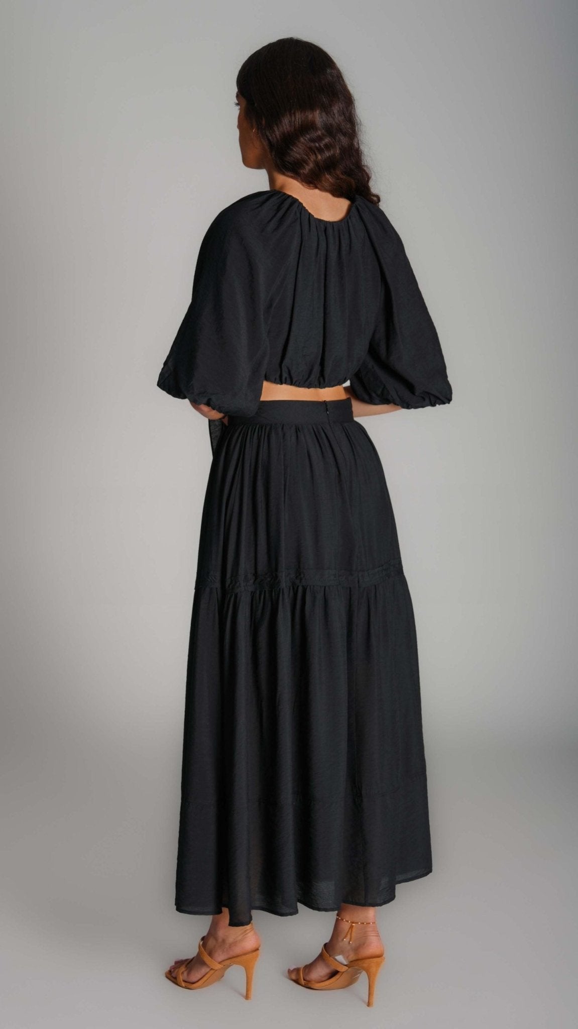 Top and skirt Cropped Dress - WaedLine