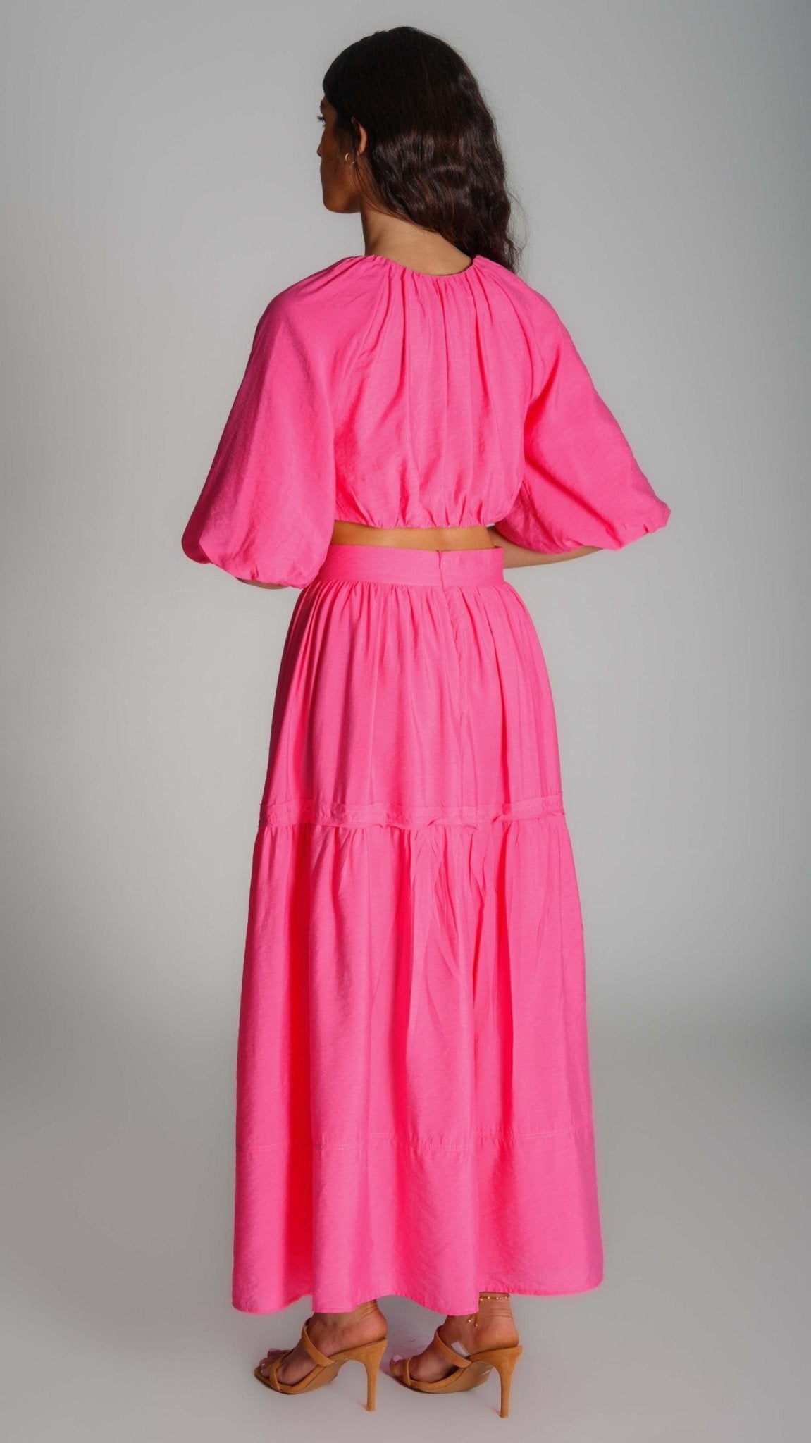 Top and skirt Cropped Dress - WaedLine