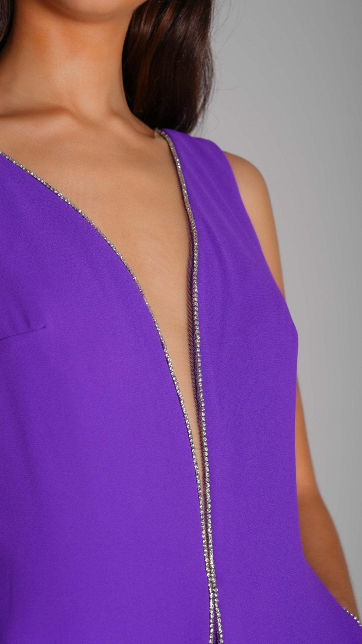 V - Neck Jumpsuit - WaedLine