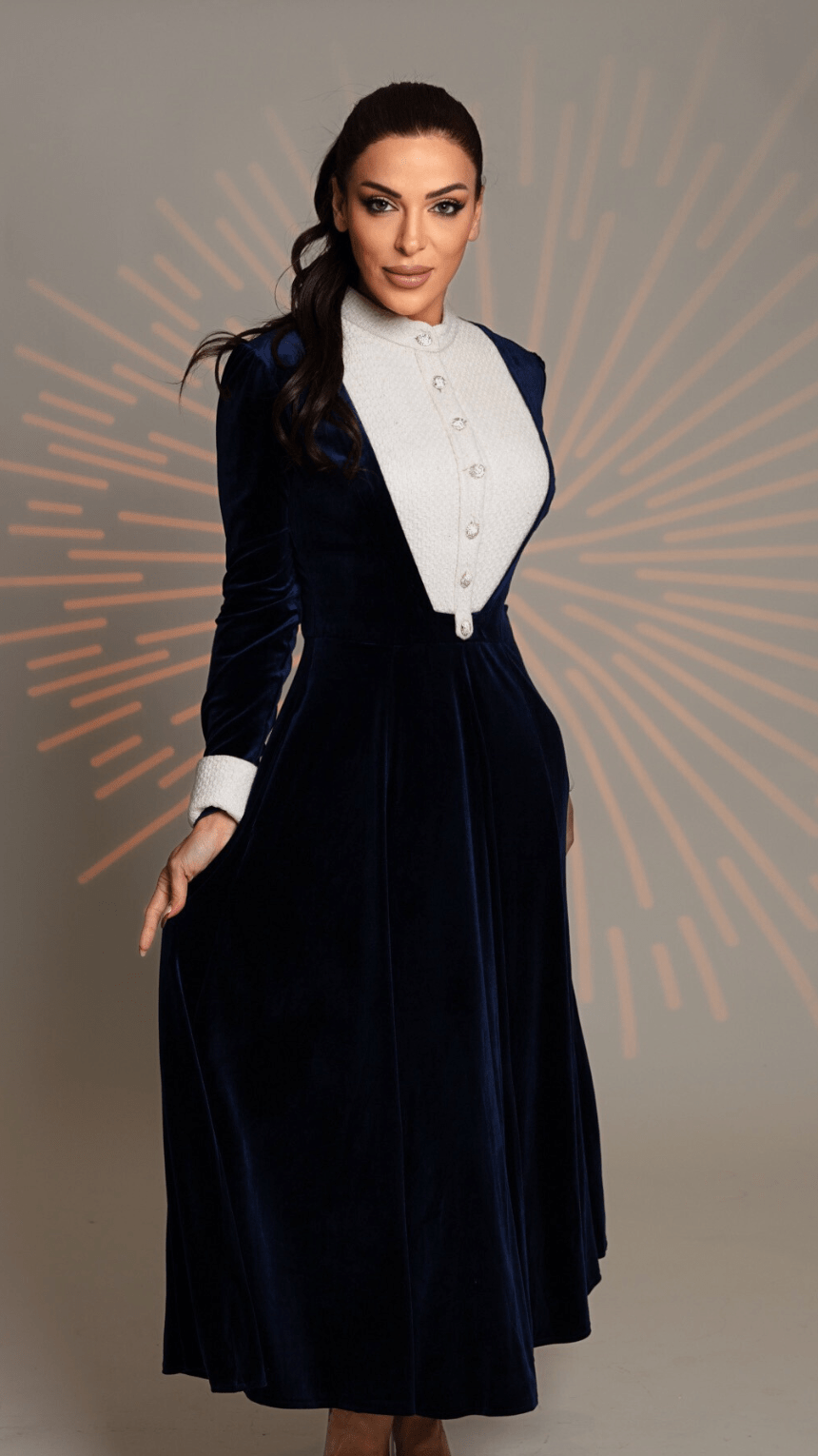 Velvet Elegance Dress - WaedLine