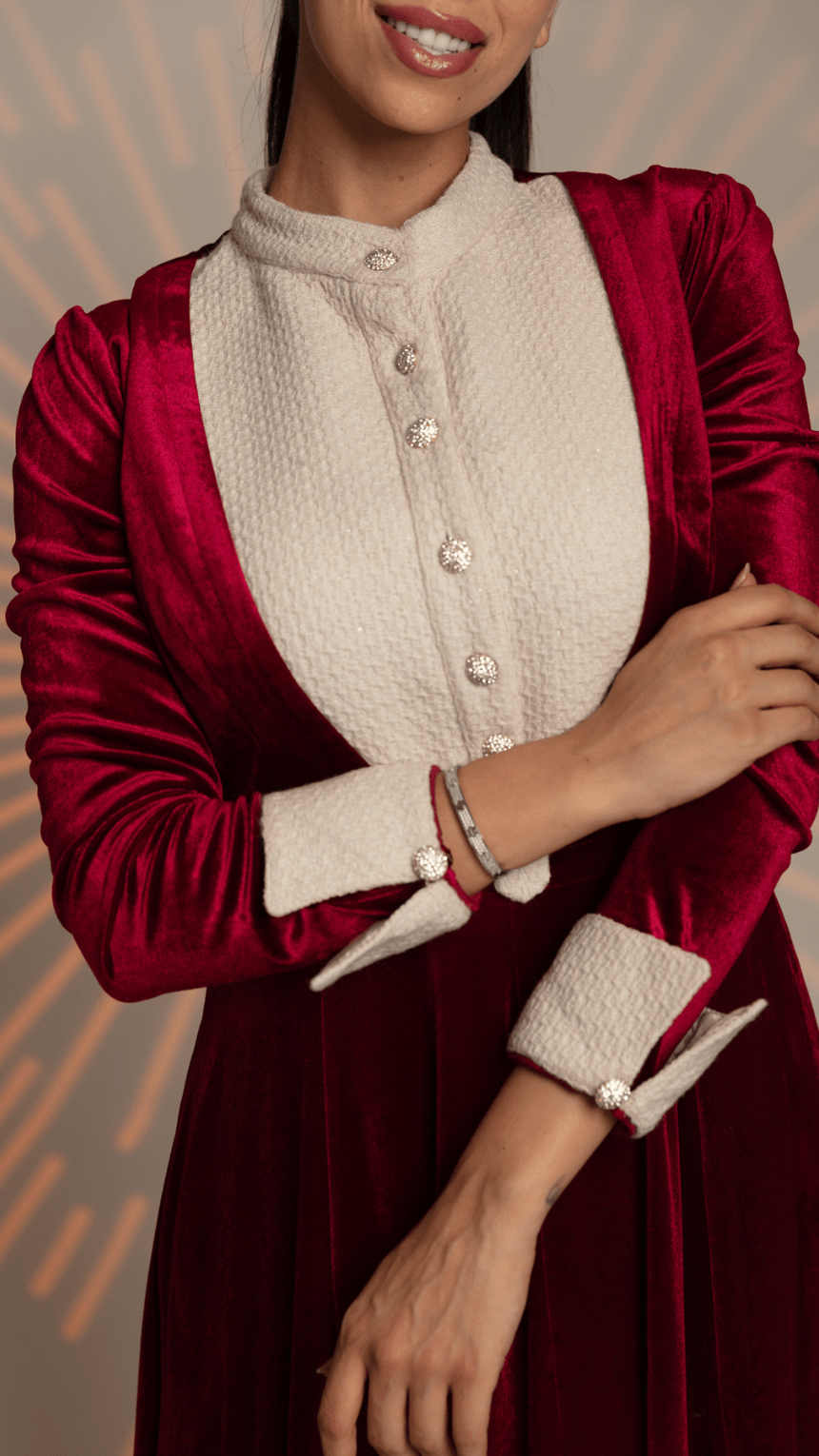 Velvet Elegance Dress - WaedLine