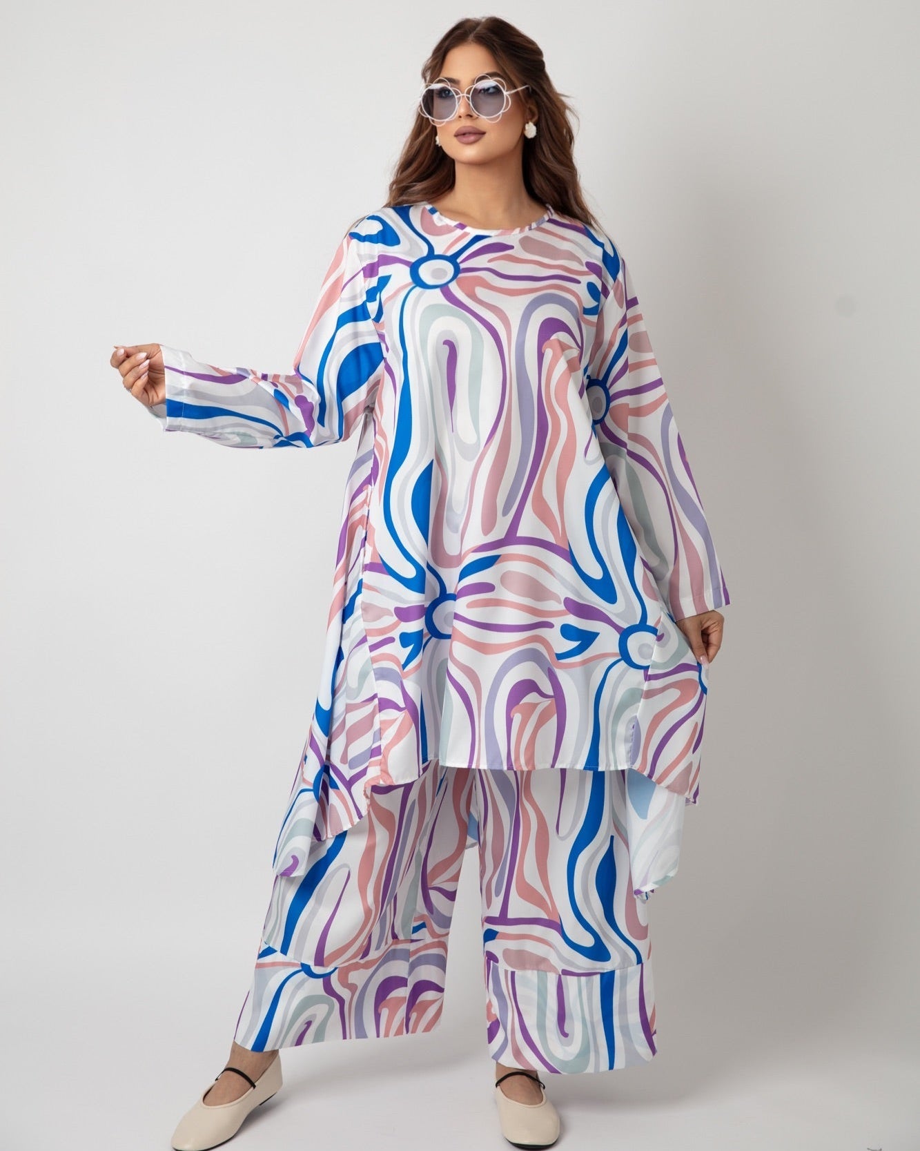 Waed Elegant Set (Blouse and Pant Set) - WaedLine
