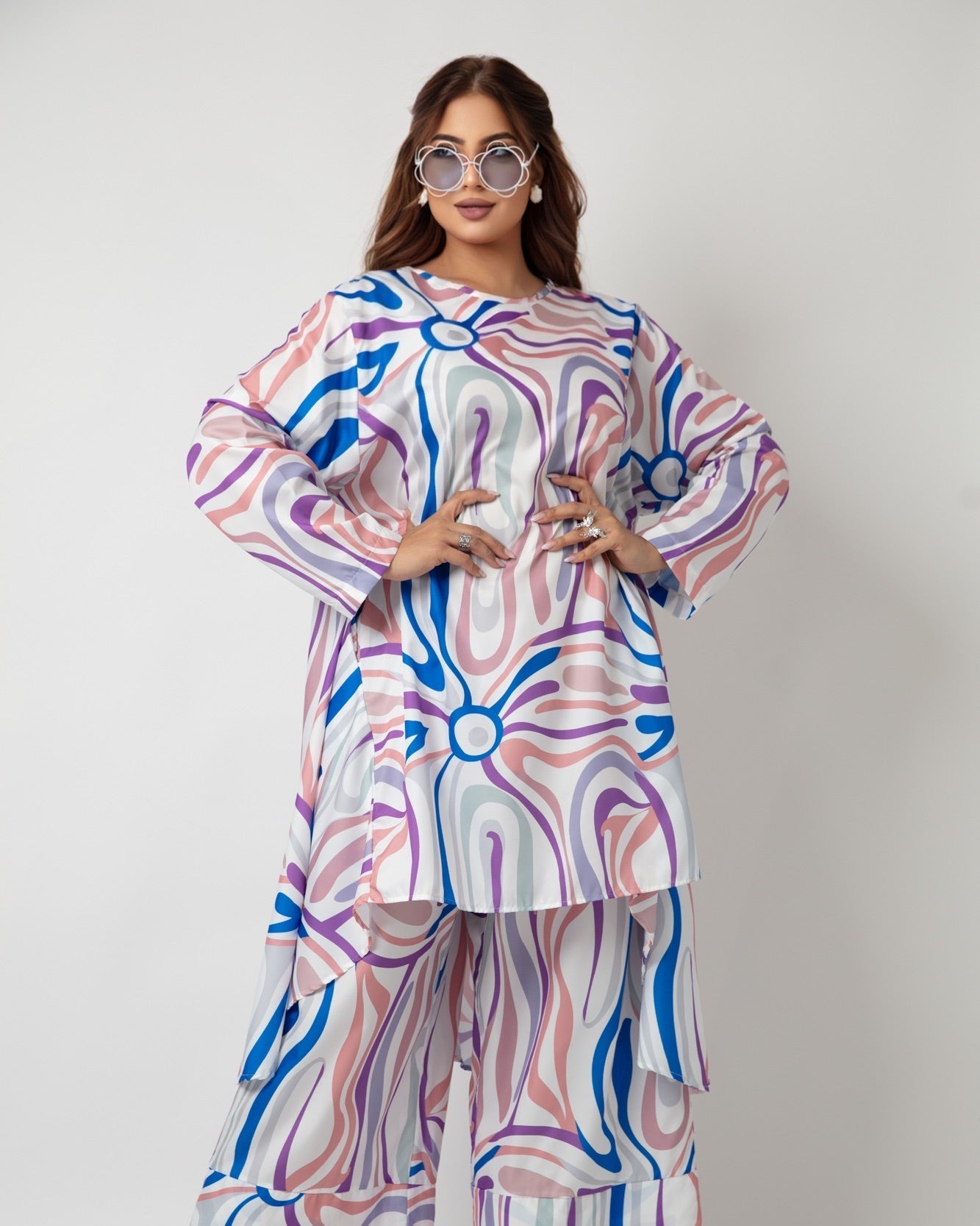 Waed Elegant Set (Blouse and Pant Set) - WaedLine