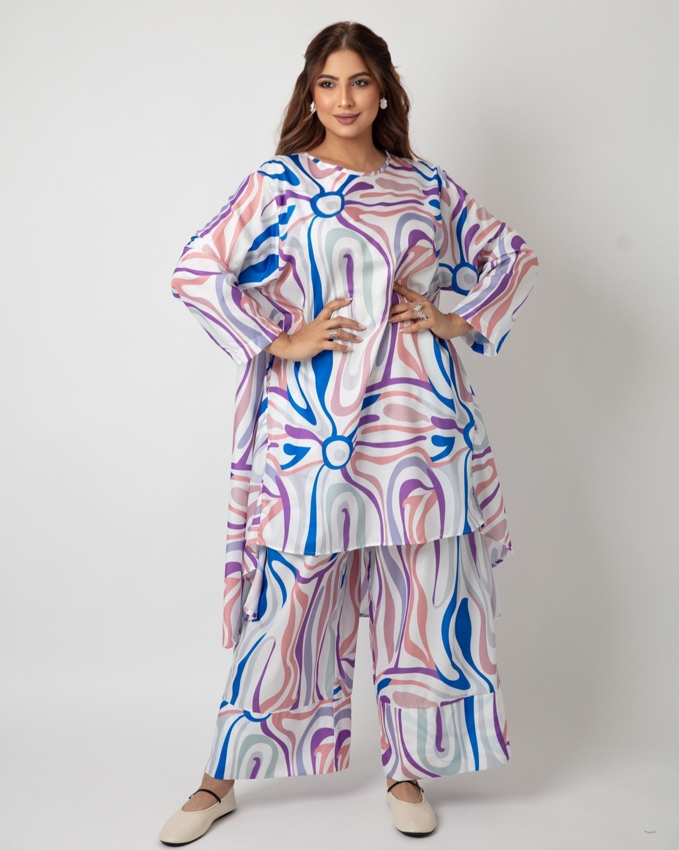 Waed Elegant Set (Blouse and Pant Set) - WaedLine