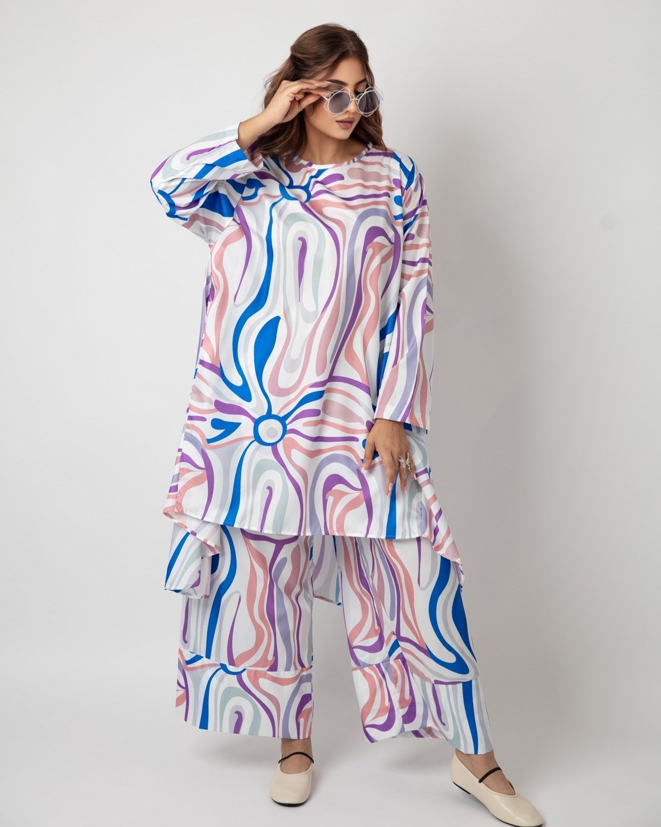 Waed Elegant Set (Blouse and Pant Set) - WaedLine