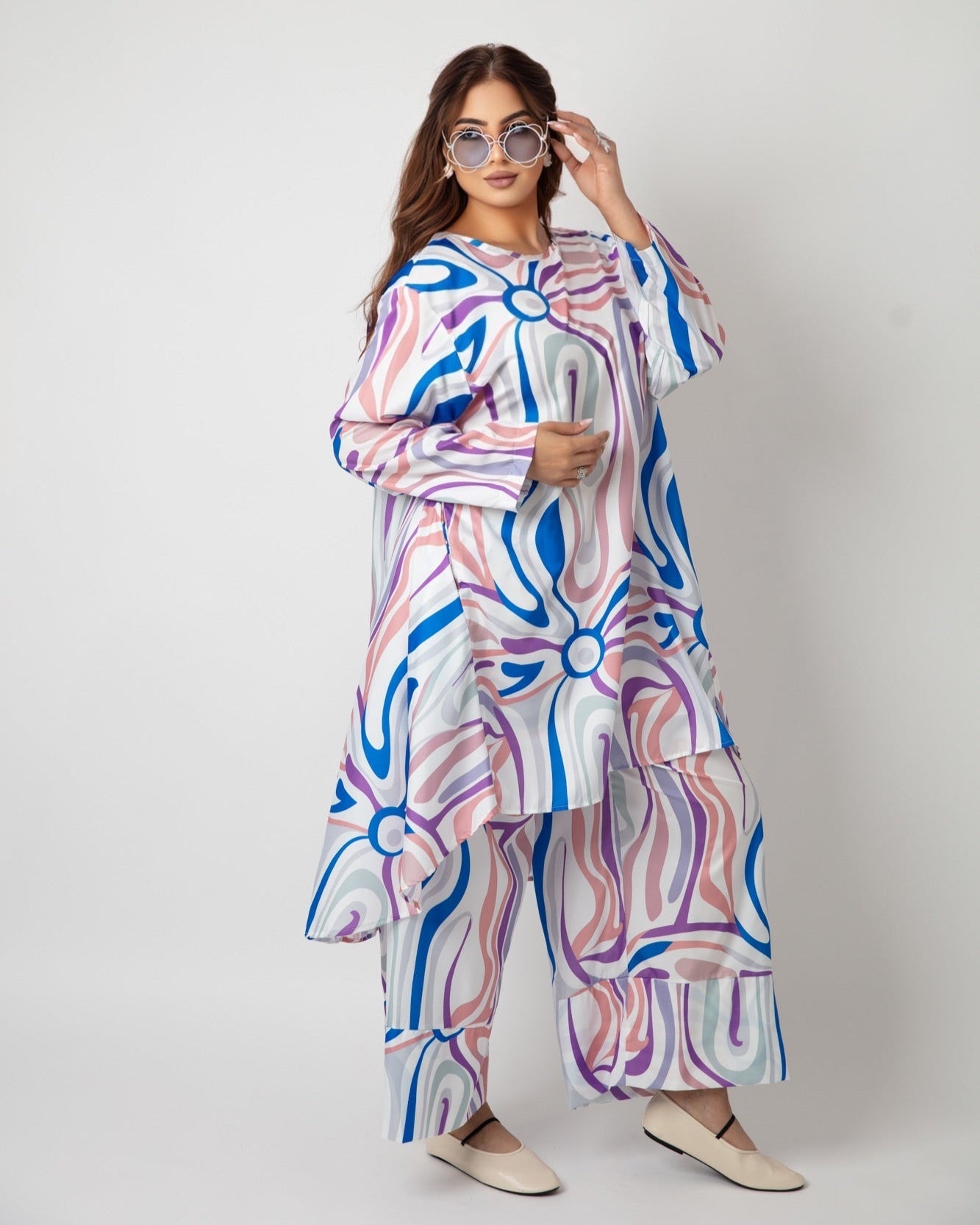 Waed Elegant Set (Blouse and Pant Set) - WaedLine