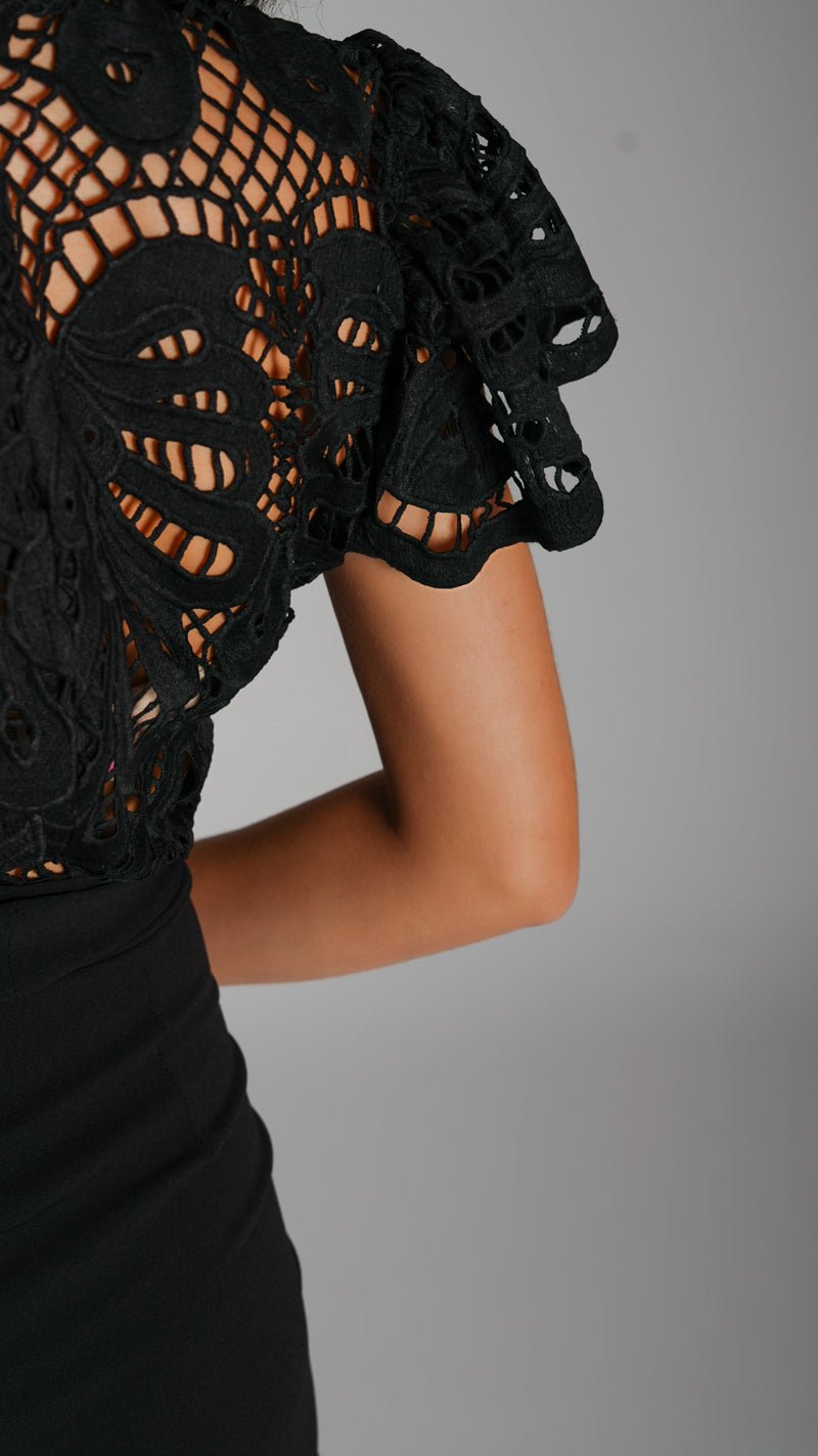 Wide Leg Night Jumpsuit with Rifle - WaedLine