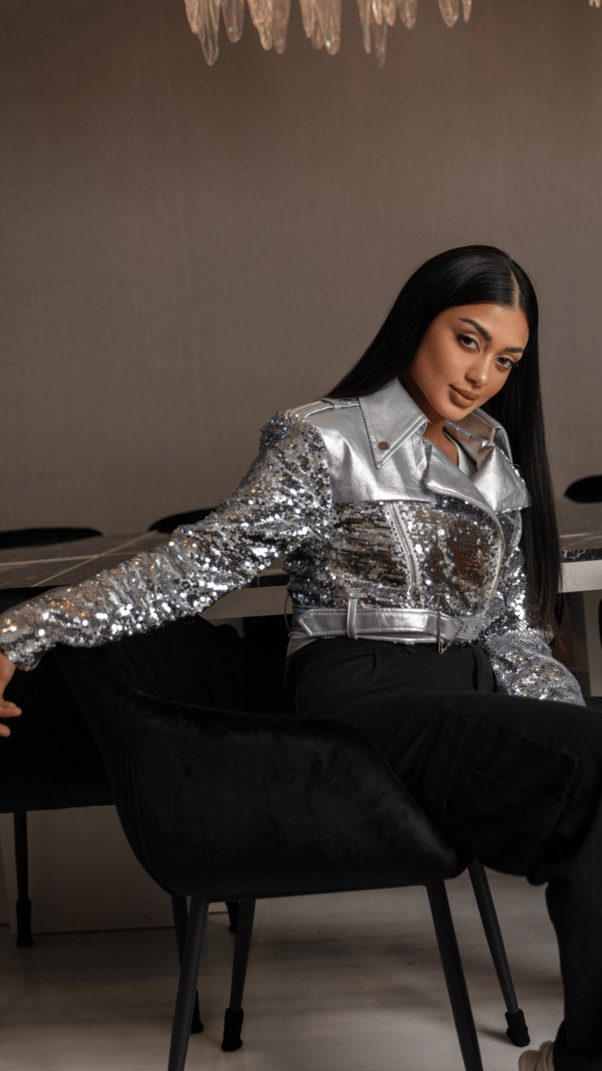 Winter Glittery Jacket - WaedLine