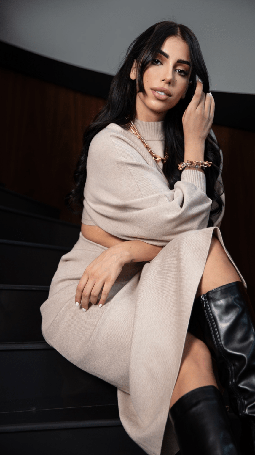 Winter's Embrace Top & Long Skirt Set - WaedLine