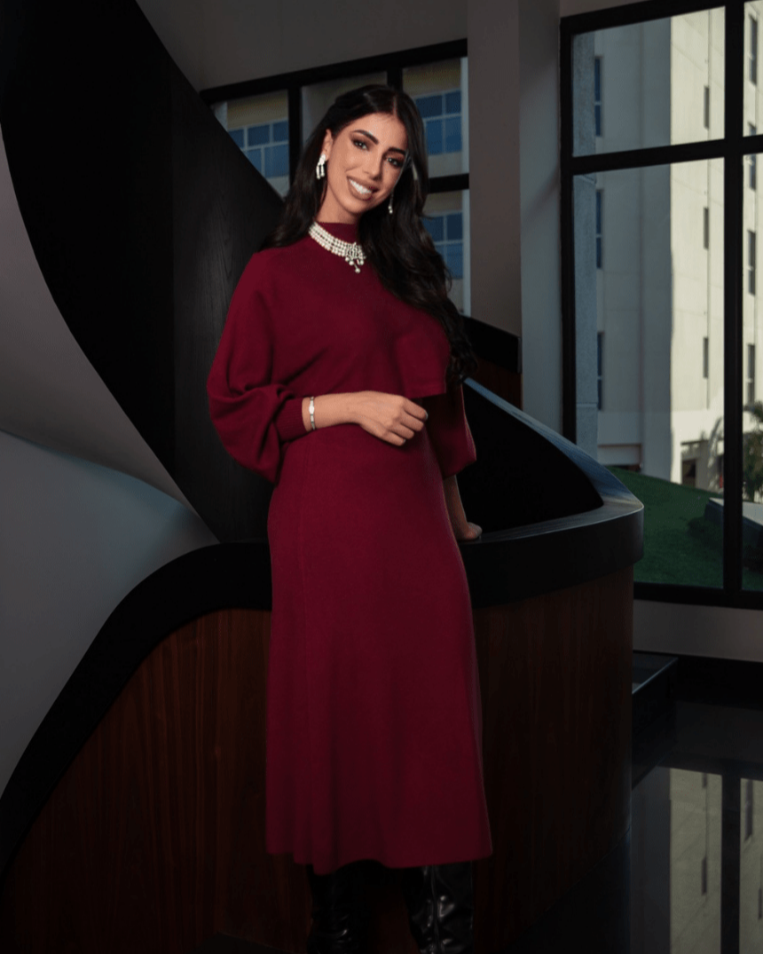Winter's Embrace Top & Long Skirt Set - WaedLine