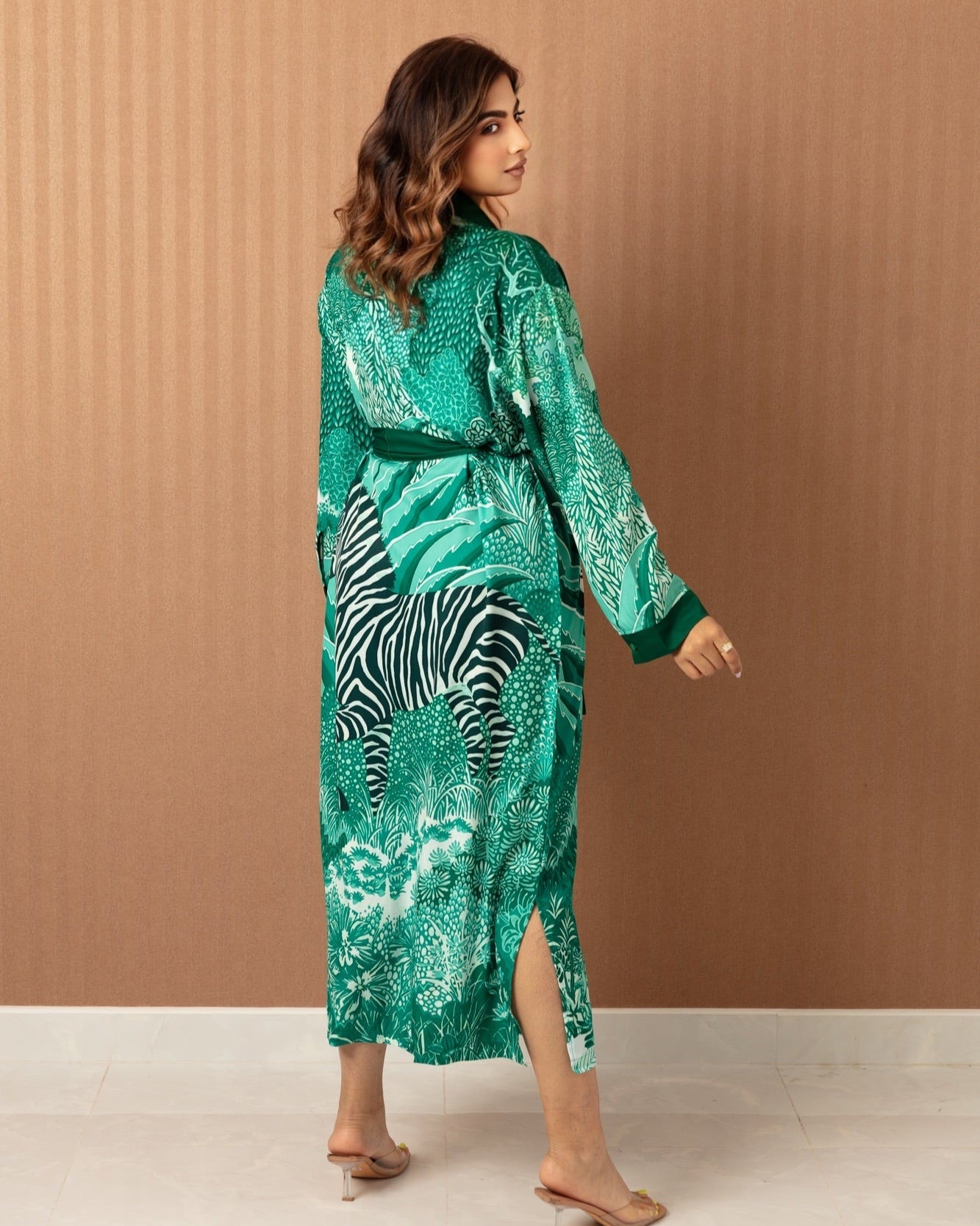 Zebra Elegance Jalabiya - WaedLine