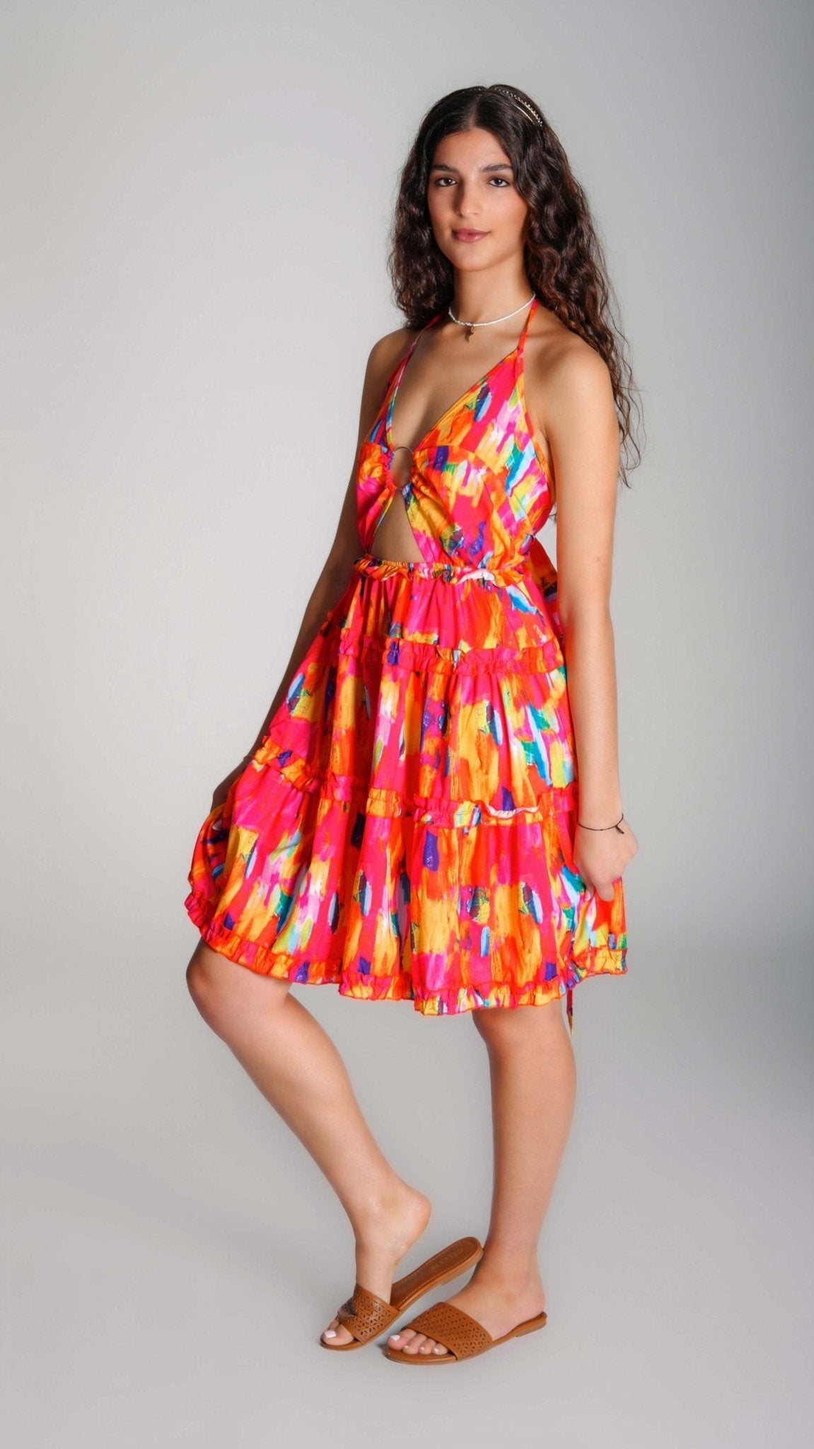 Flower Beach Dress - WaedLine