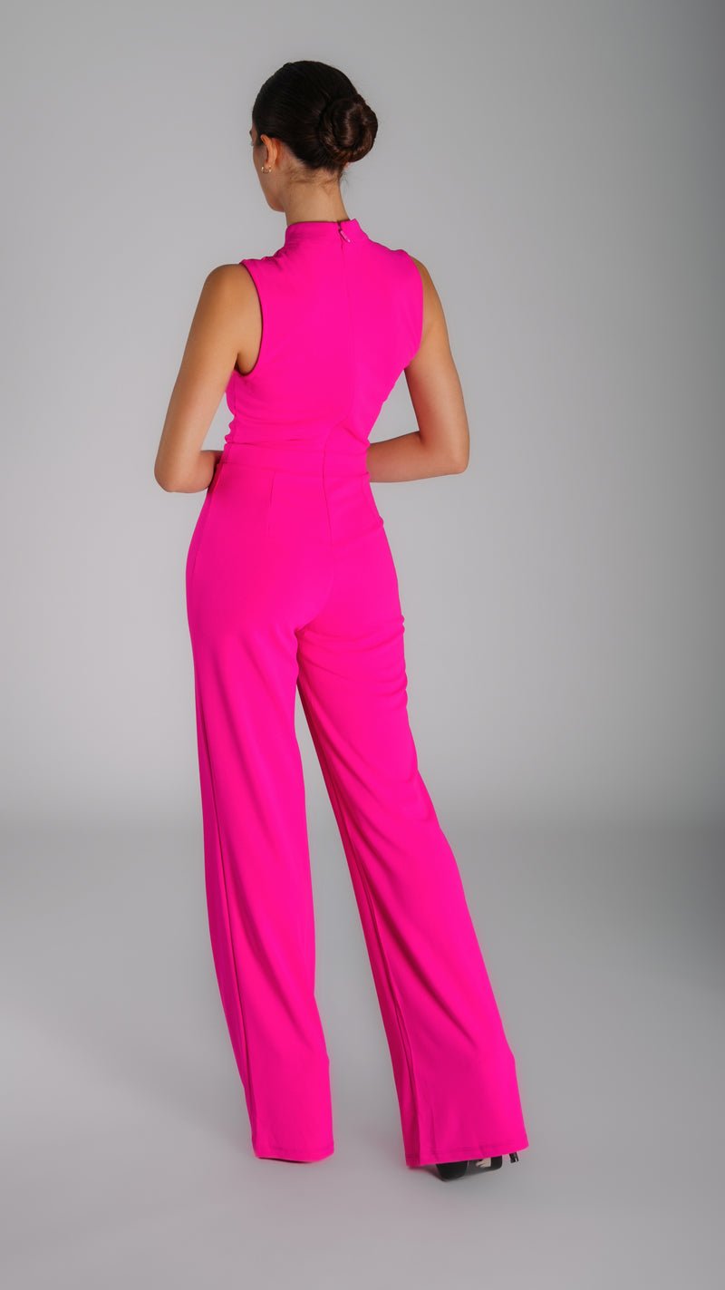 Metal High Neck Jumpsuit - WaedLine