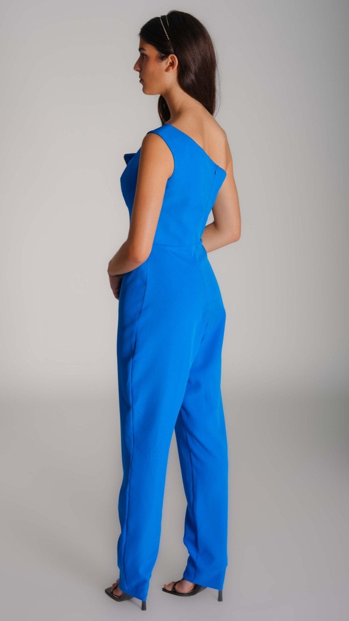 One Shoulder Wide Leg Jumpsuit - WaedLine
