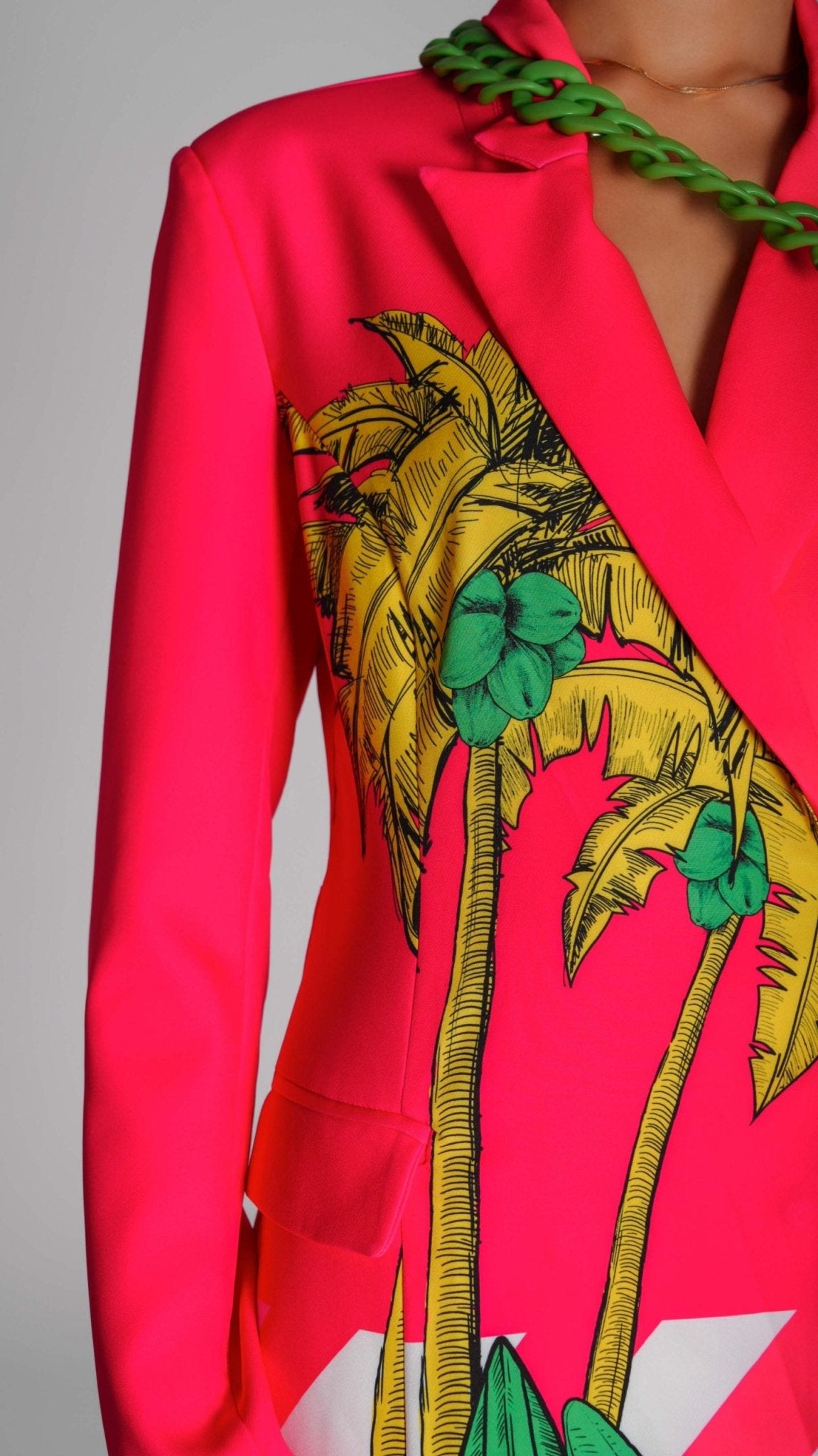 Summer Dress Blazer With a Bag - WaedLine
