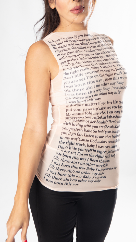 Chic Typography Tee