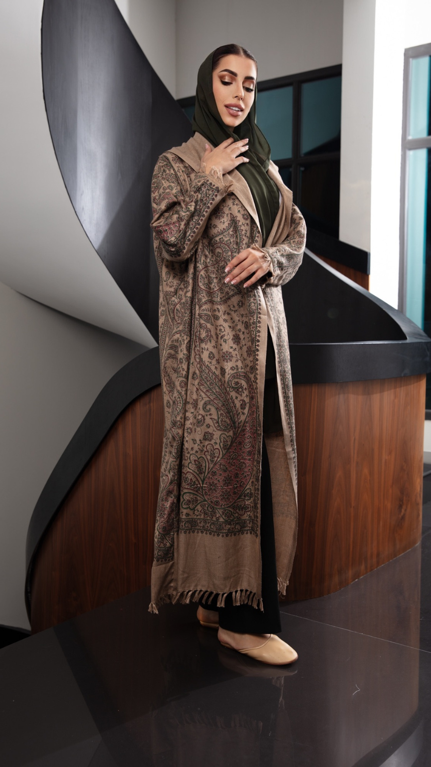 Sand Elegance Abaya