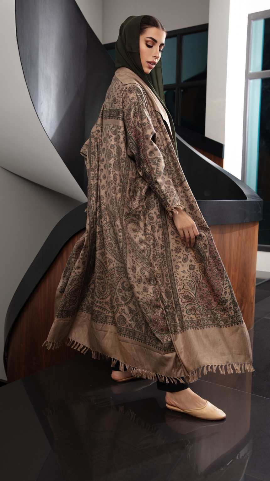 Sand Elegance Abaya