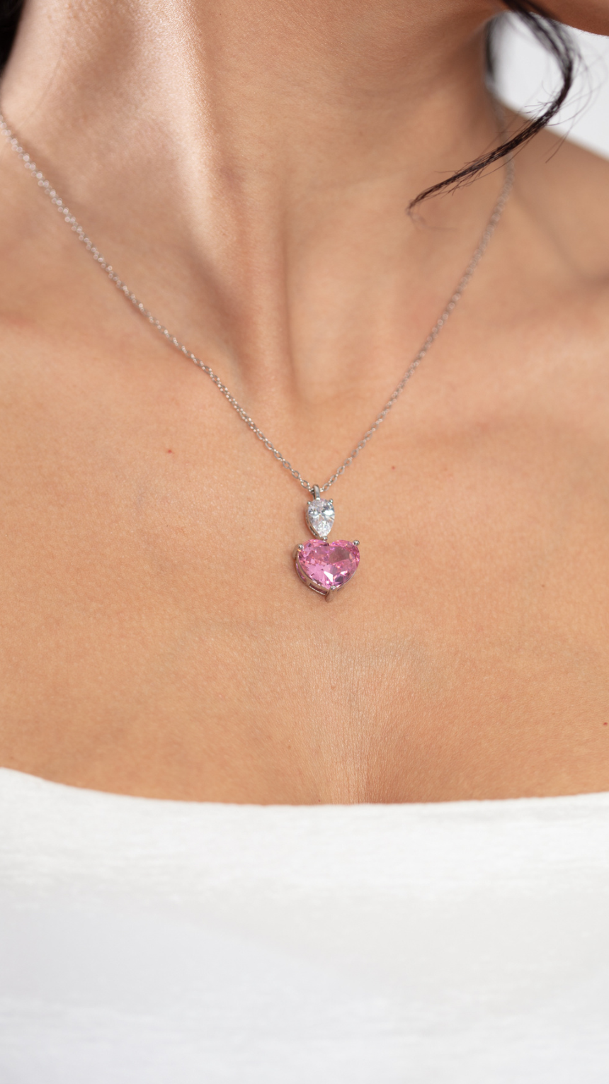 Heartlight Pink Necklace