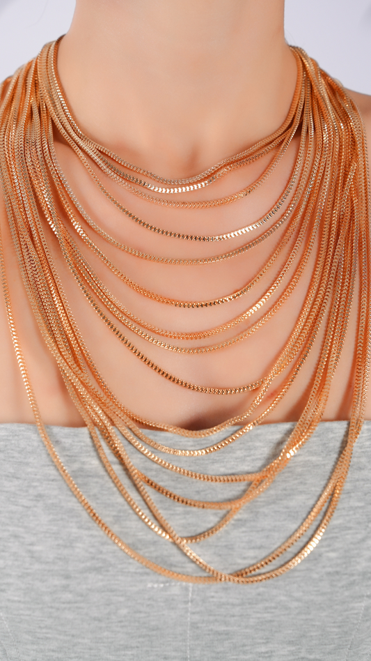 Long Eternal Loop Necklace