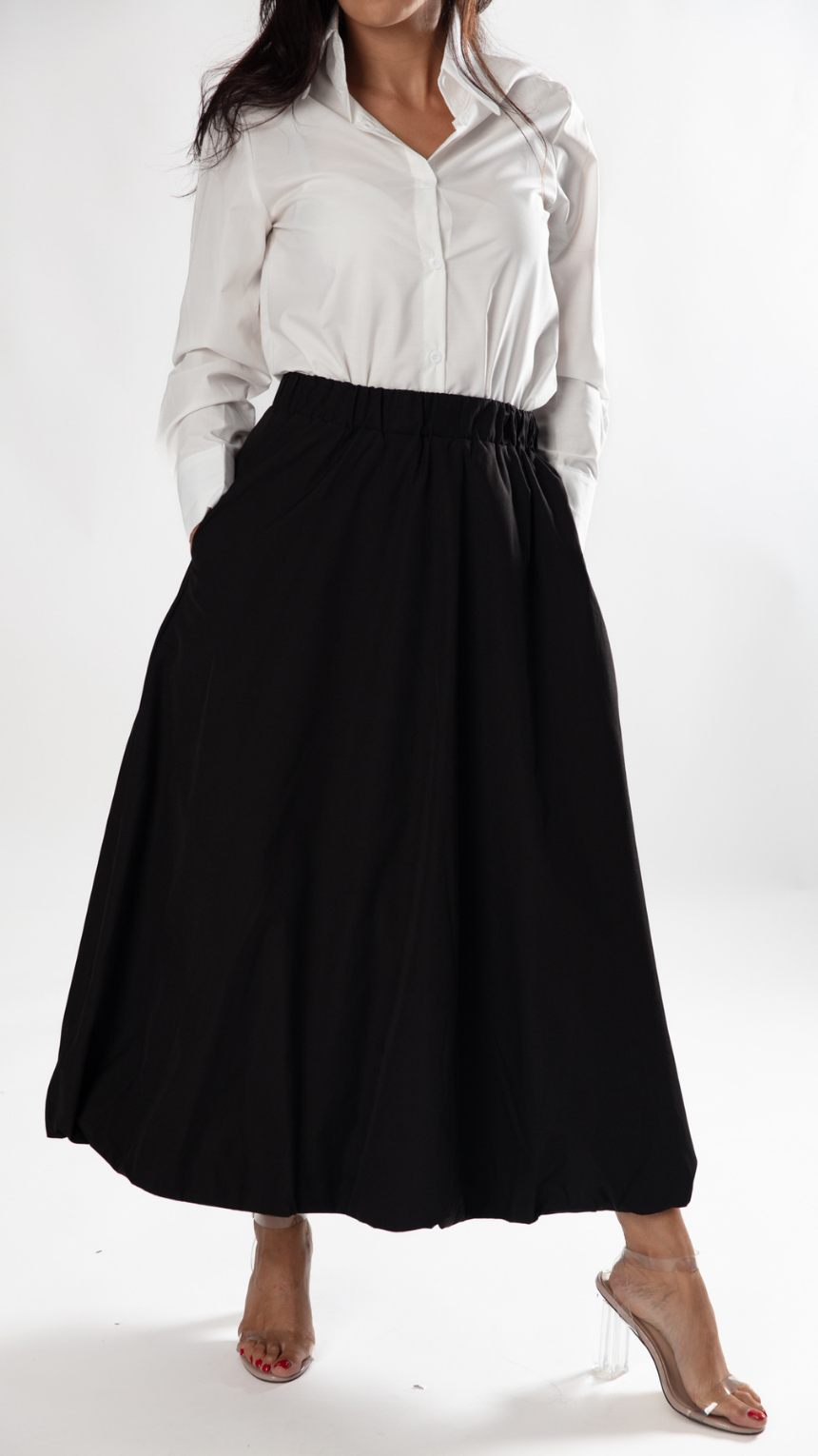 Elegant Puffy Skirt WaedLine