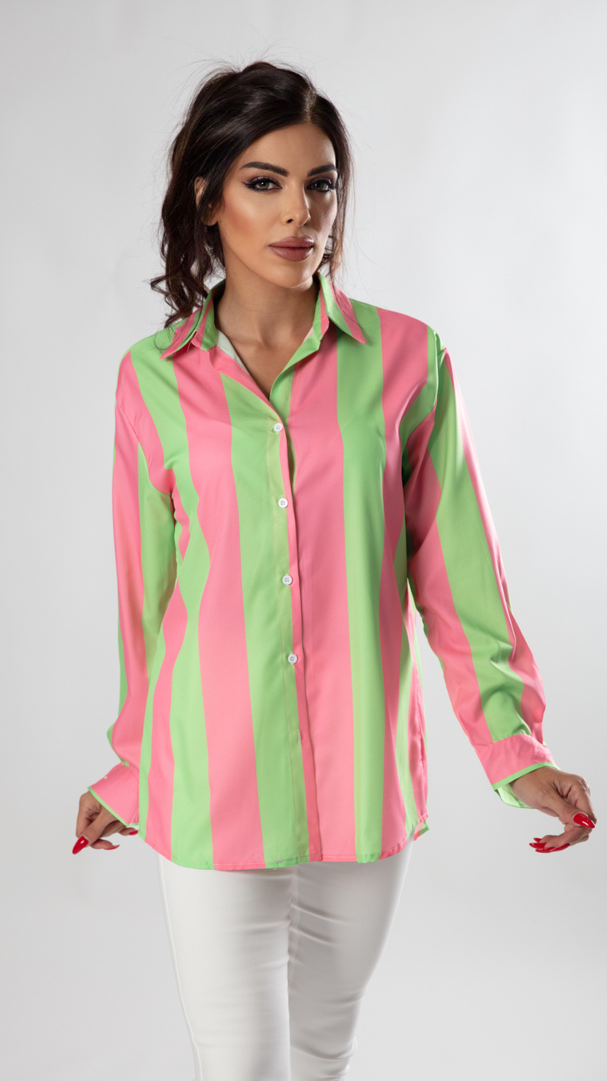 Harmonious Stripes Silky Top