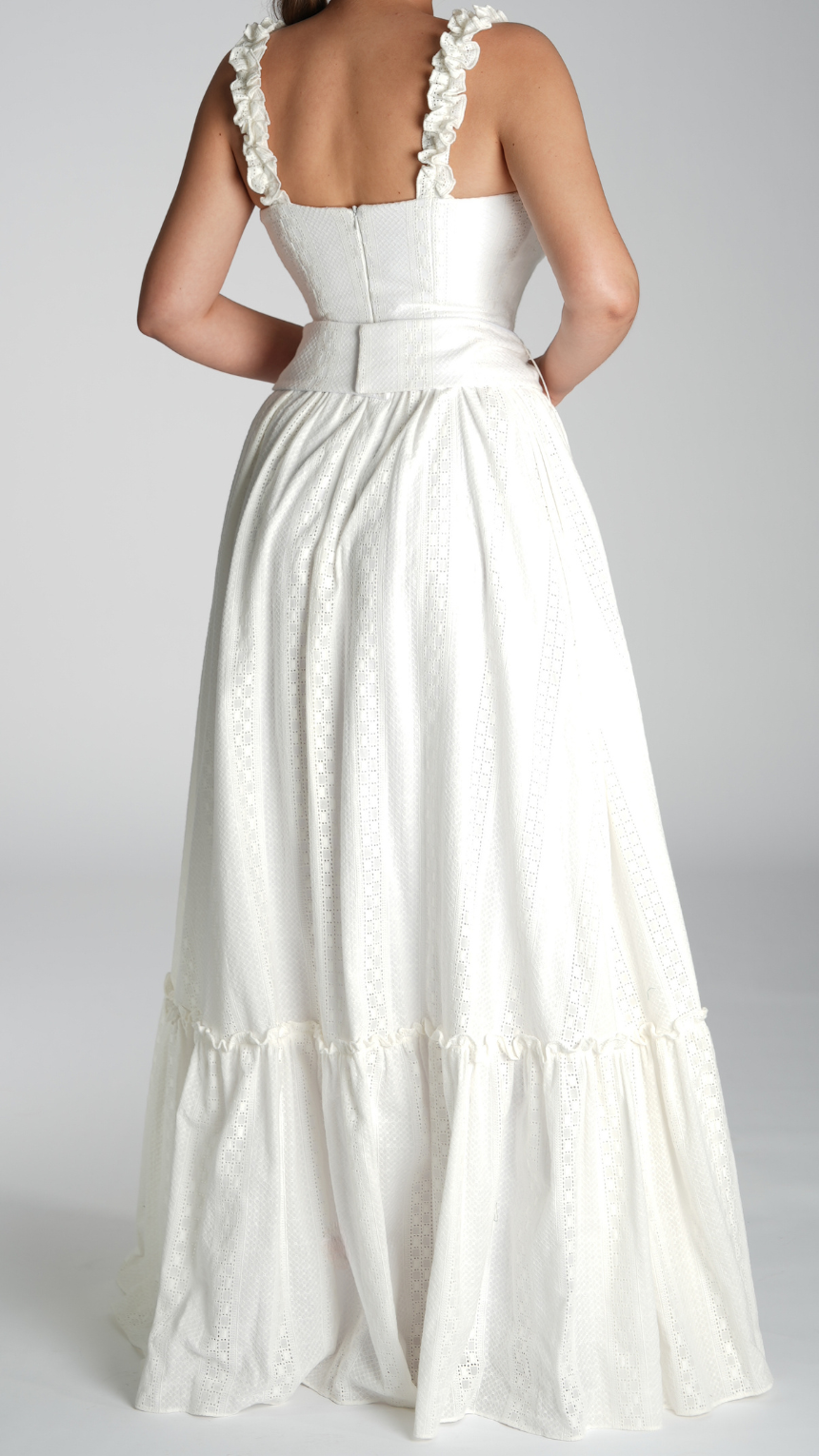 Timeless Long White Dress