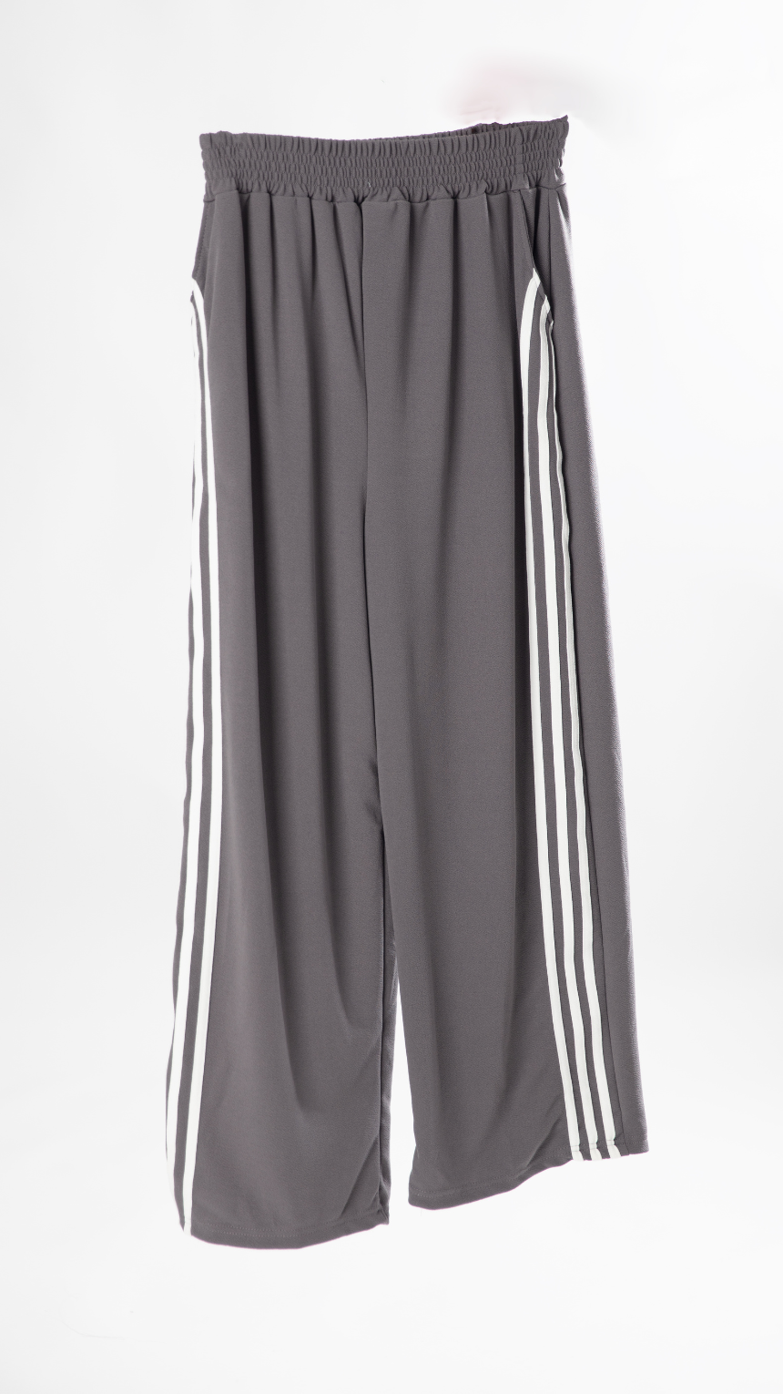 Sporty Striped Elegance Pants