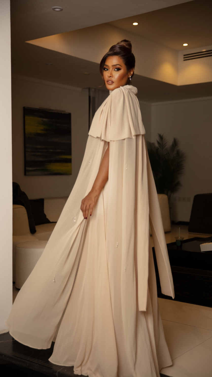 Ethereal Chiffon Elegant Dress