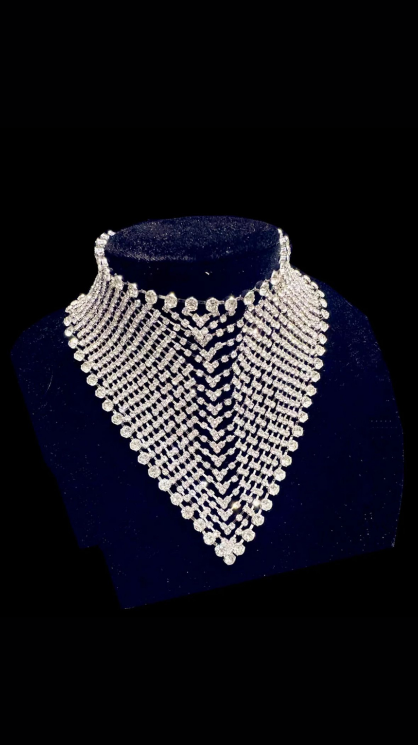 Brilliance Cascade Neckpiece