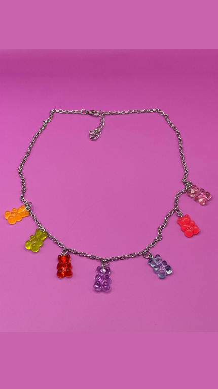 Colorful Gummy-Bear Necklace