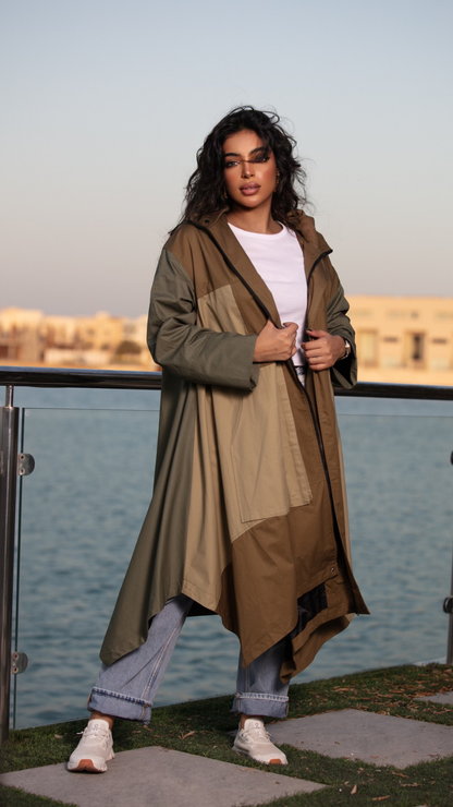 Earth Tones Elegant Coat