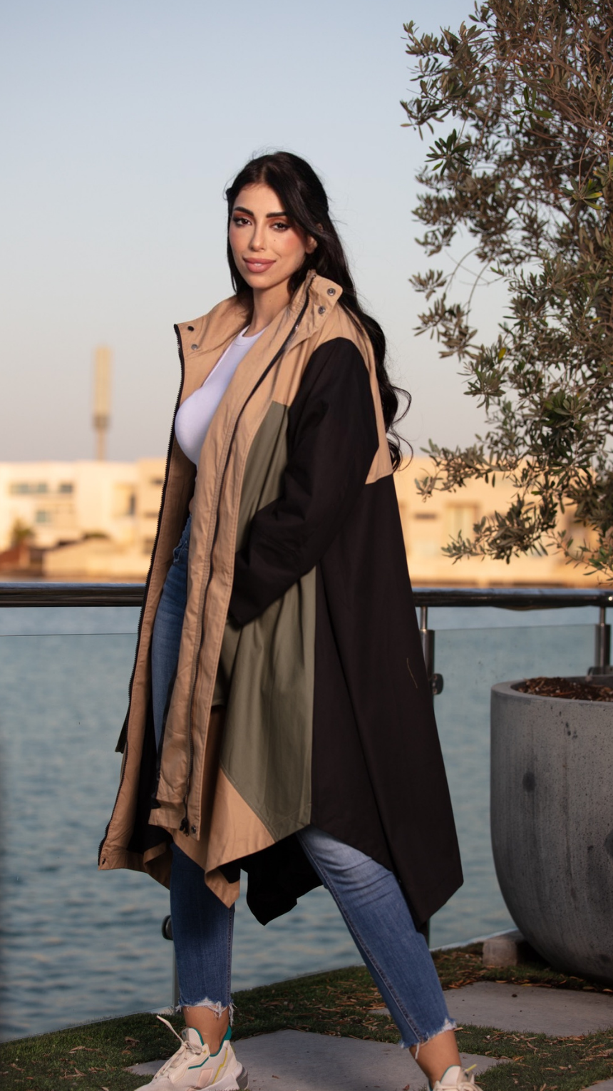 Earth Tones Elegant Coat