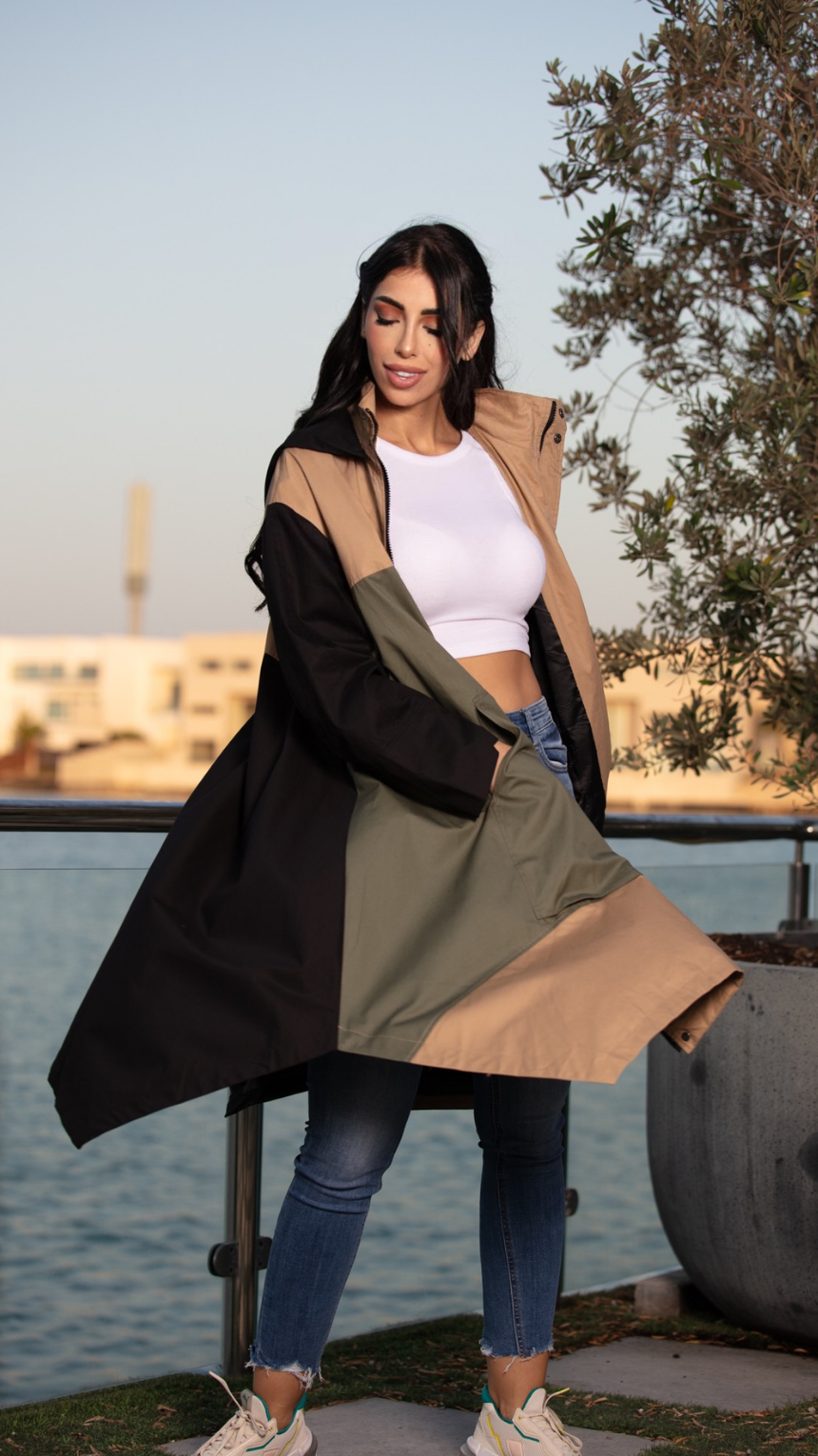 Earth Tones Elegant Coat