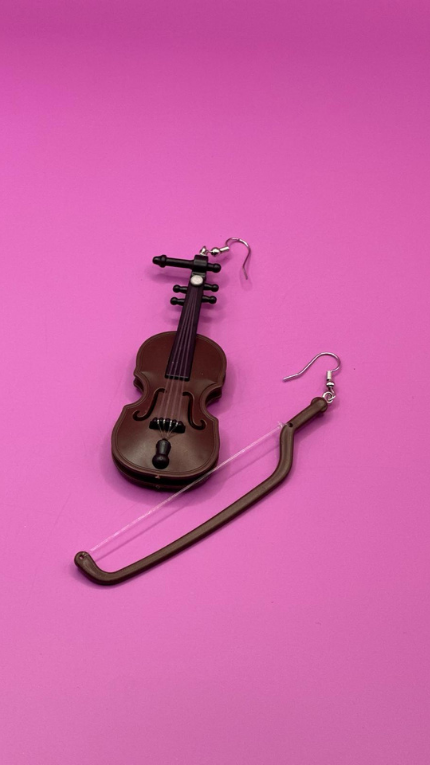 Violin Earrings