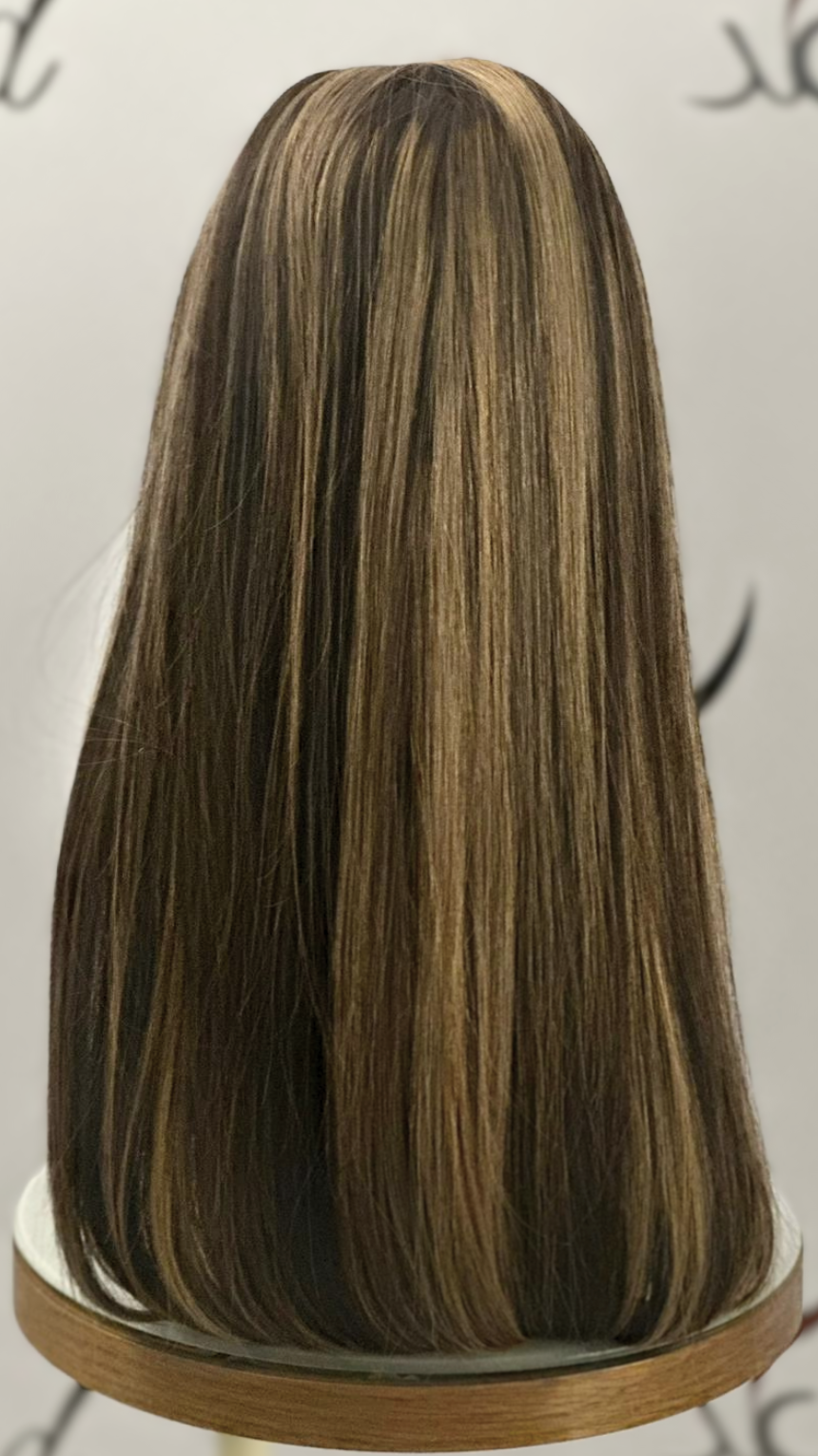 Straight Long Hair Wig - Highlights