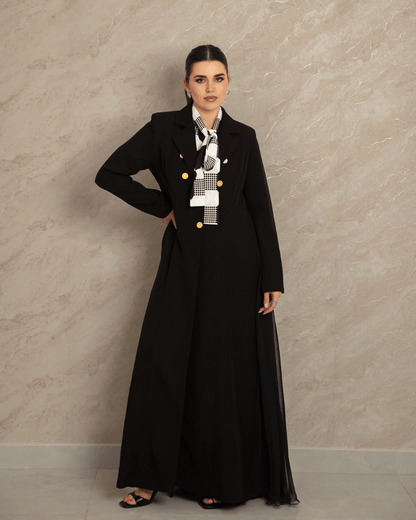 Chiffon - Side Long Blazer - WaedLine