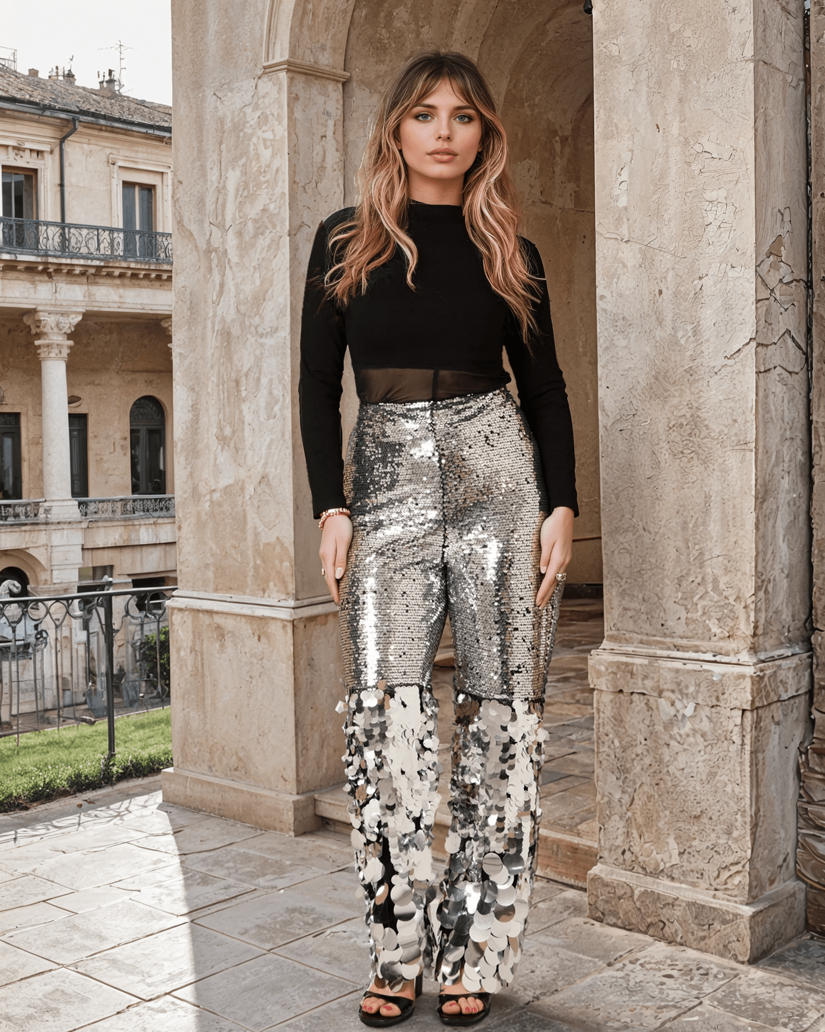 Edgy Shimmer Pant - WaedLine