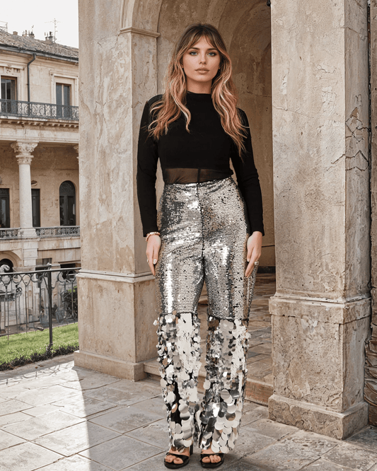 Edgy Shimmer Pant - WaedLine